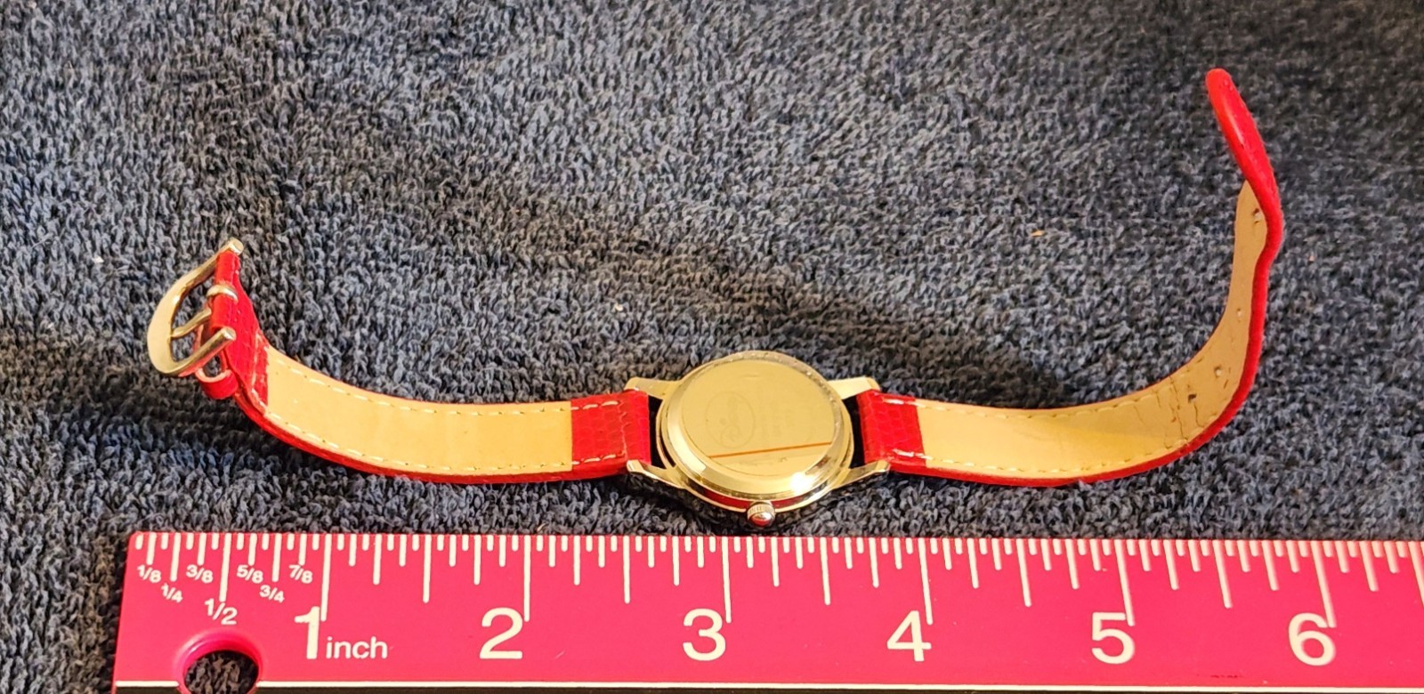 Accutime DISNEY Mickey Mouse Watch w/Red Band