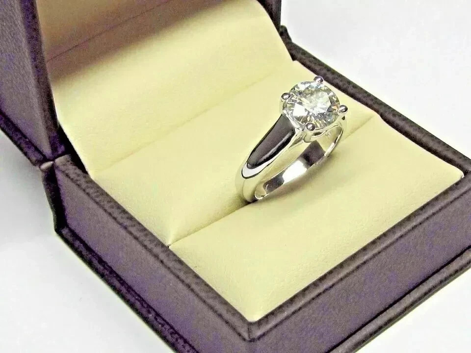 3.25 Ct Round Cut Lab Created Diamond & Wedding Ring 14K White Gold