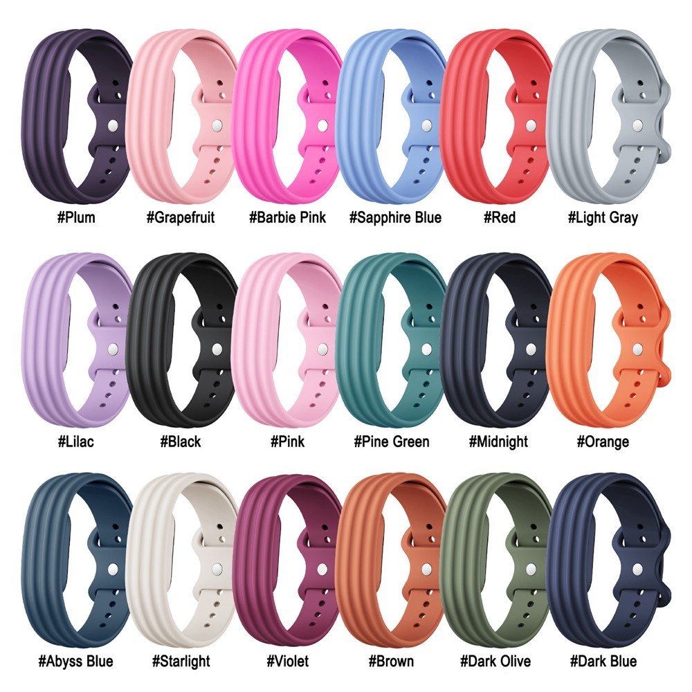 For Google Fitbit Air Band One-piece Strap Soft Silicone Sport Band Replacement
