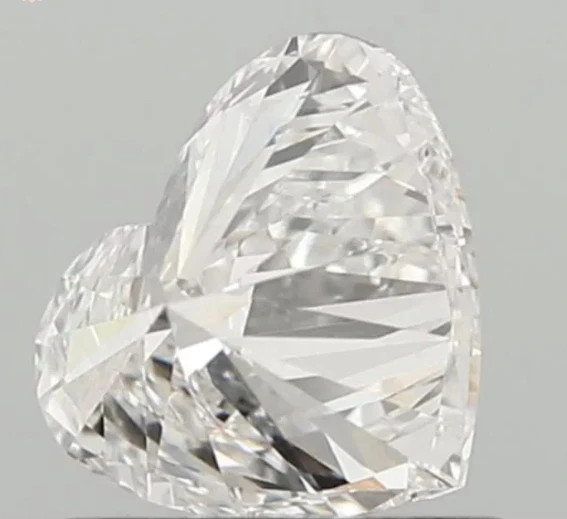 6.20 Ct Loose Moissanite Heart Cut 12 MM D Colorless IF Clarity Certified