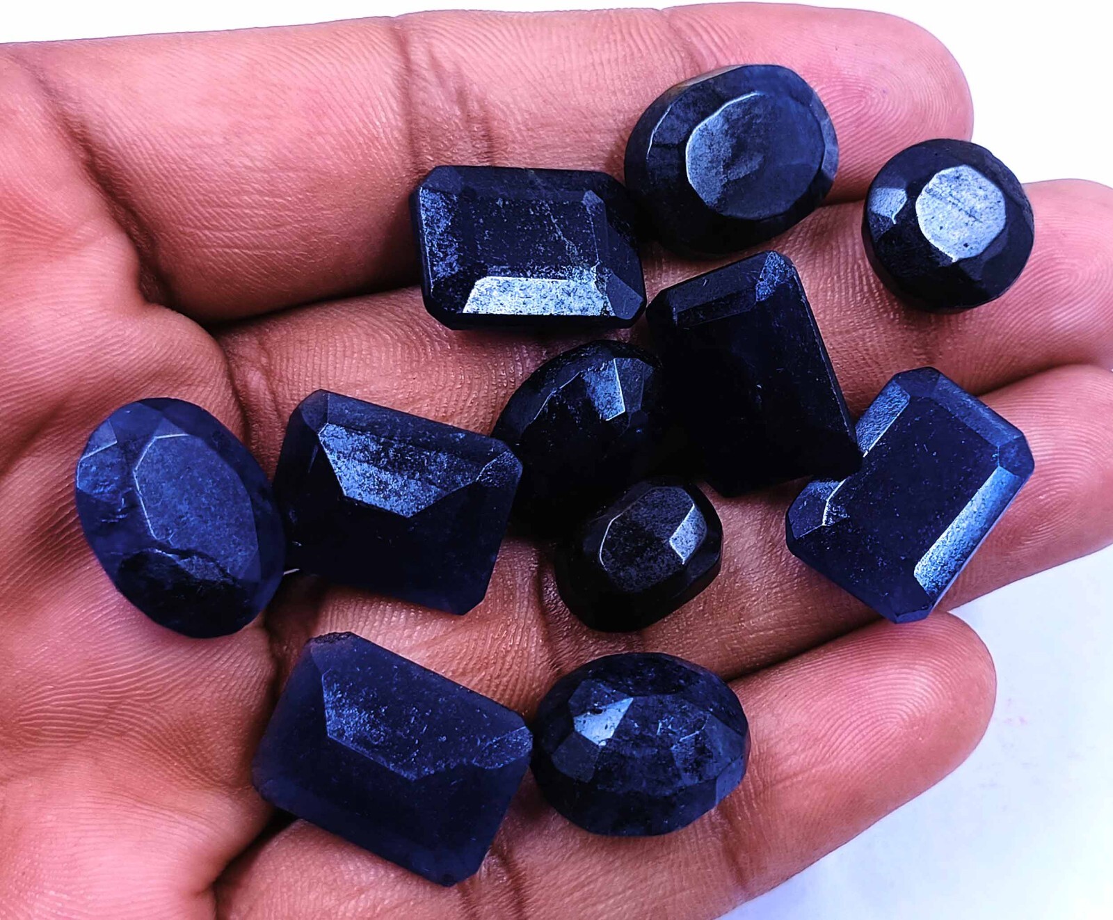 Natural Blue Sapphire 100 Ct IGL Certified MIX Shape LOT Faceted Loose Stone AAM