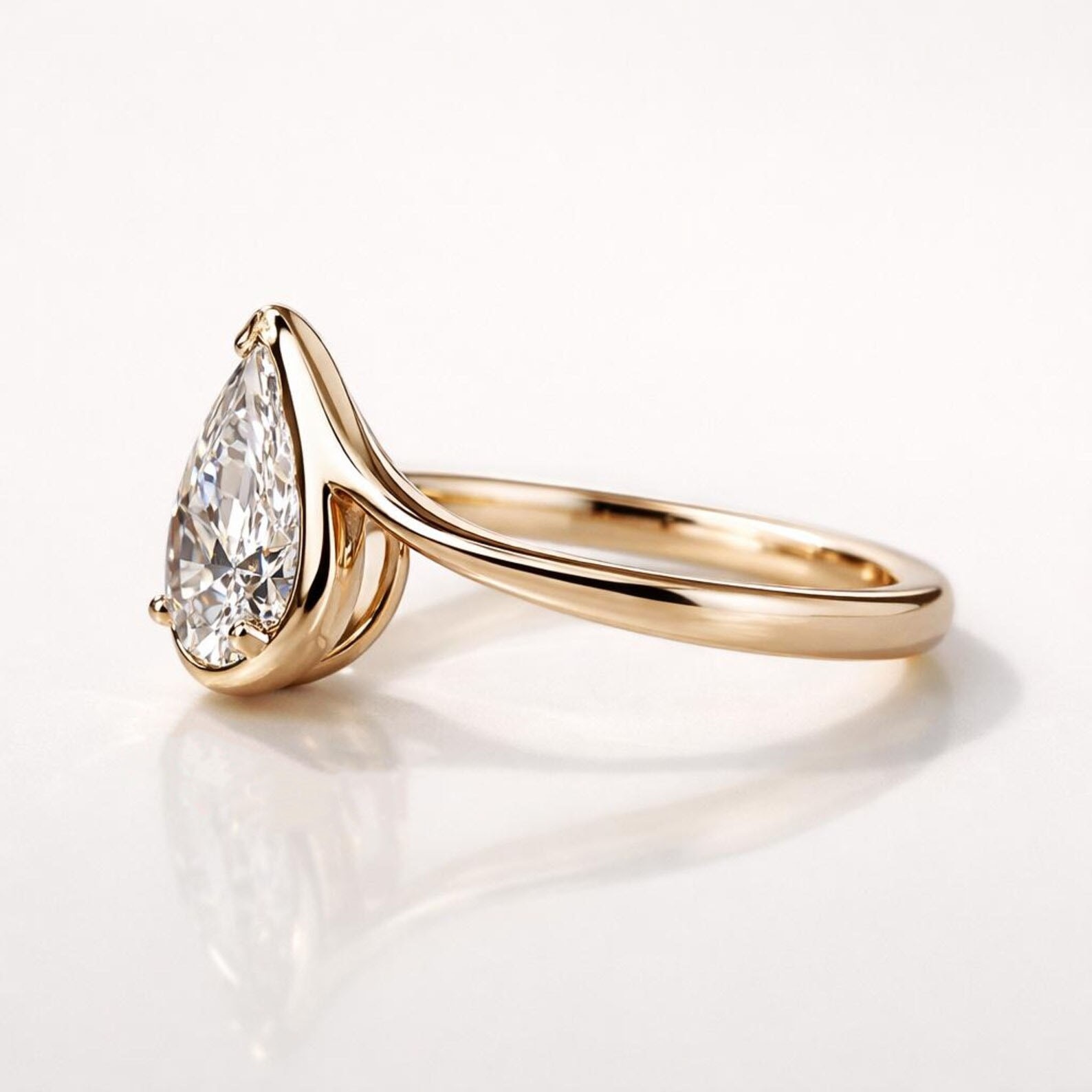 Certified 4.30 Ct White Treated Diamond Solitaire Ring In 925 Silver Certified