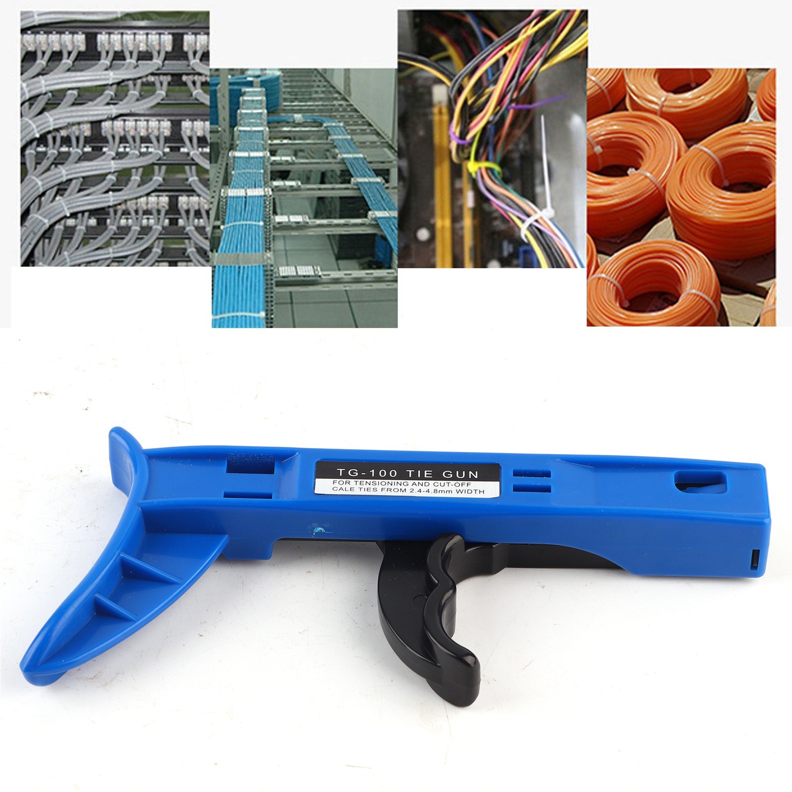 Nylon Ties Plastic Fastening Cable Tensioner Cutting Hand Tool For 2.4‑5.0mm