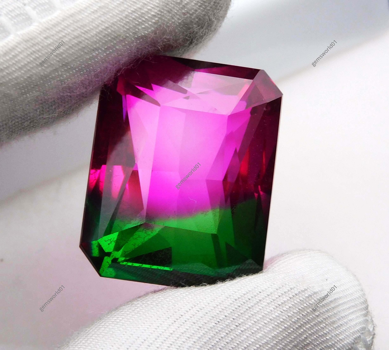 48 Ct Natural Pitambari Sapphire Excellent Emerald Cut Certified Loose Gemstone