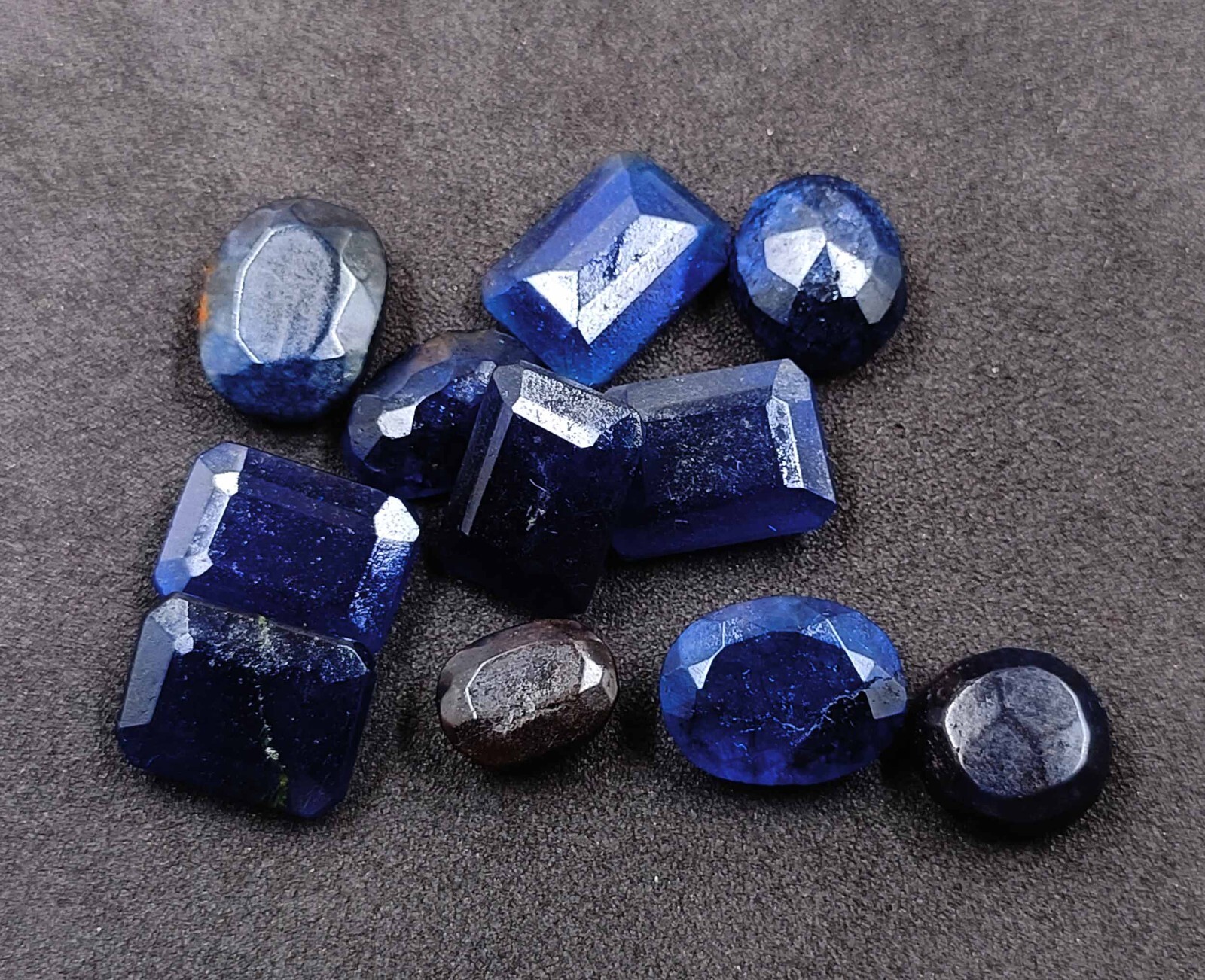 Natural Blue Sapphire 100 Ct IGL Certified MIX Shape LOT Faceted Loose Stone AAM
