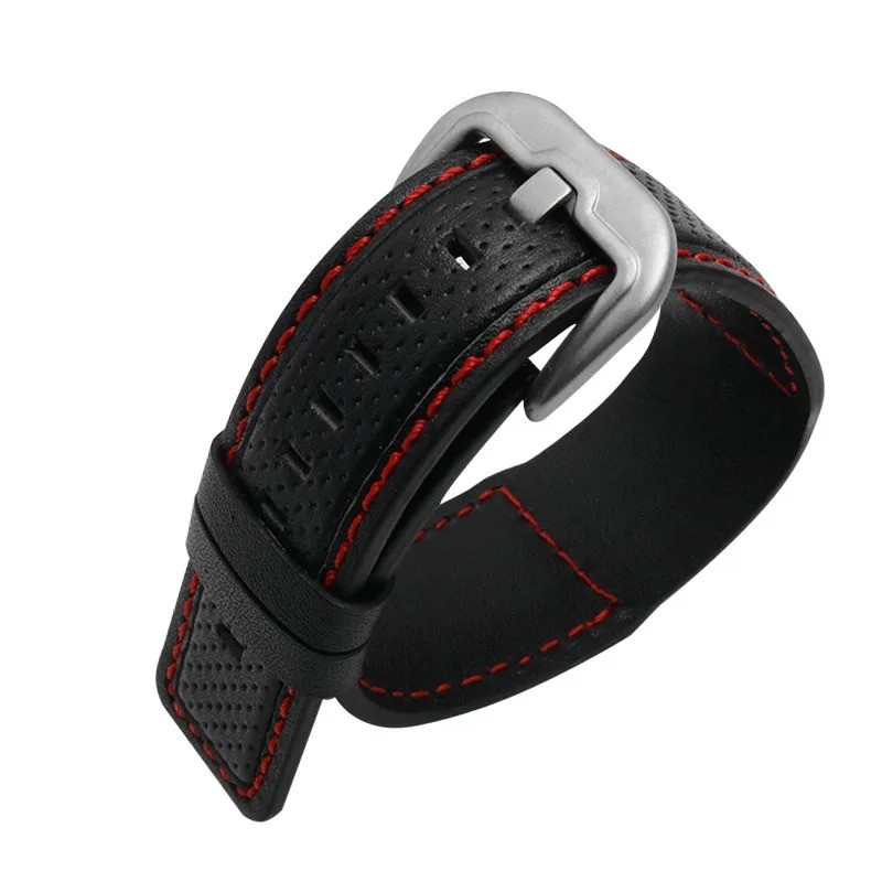 24mm Leather Watch Band Strap For Dietrich OTC-AO1 OT-3 Bracelet