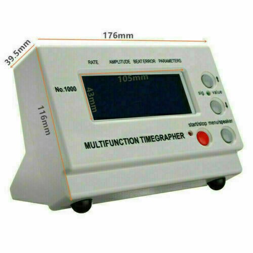 No.1000 Weishi Timegrapher Mechanical Watch Timing Machine Multifunction NEW