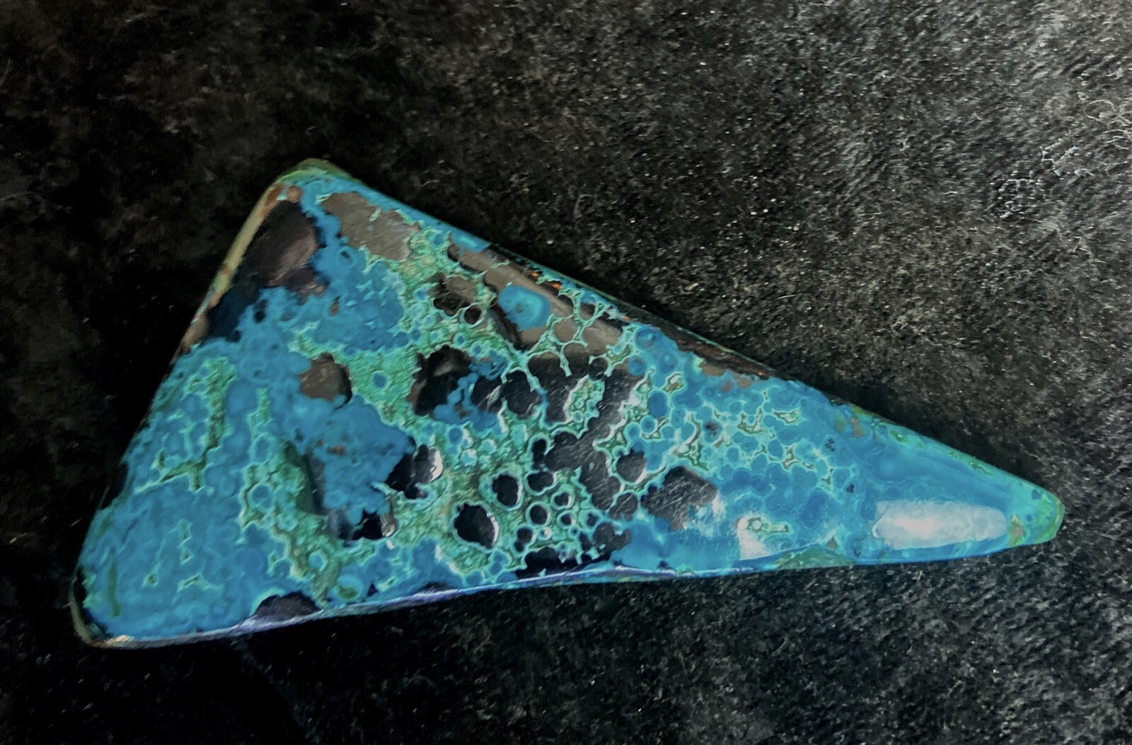 Chrysocolla New Find w/ Orby Patterns 38 Grams or 1.3 Oz’s Congo