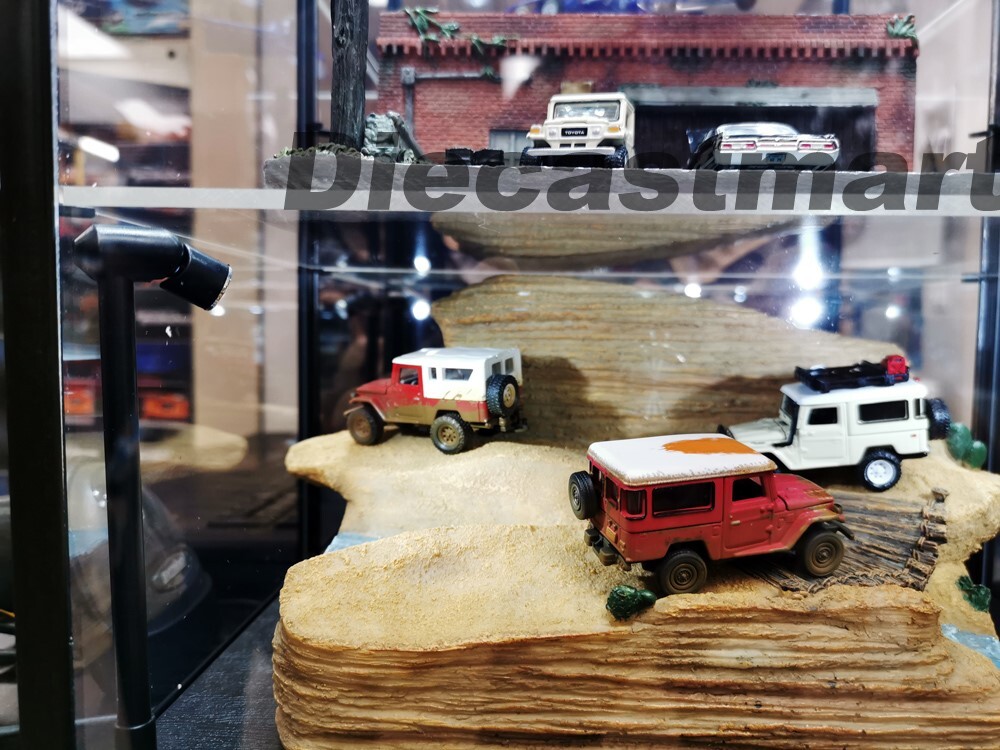 LED Desk Top Showcase for Hotwheels, Jada, Greenlights, Ironman, 1:24 1:18 1:64