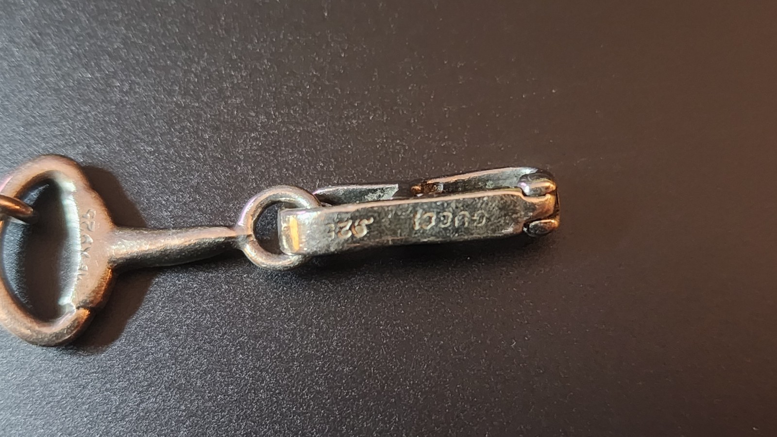 Rare Vintage GUCCI Sterling Silver Horsebit Snaffle Bit Bracelet
