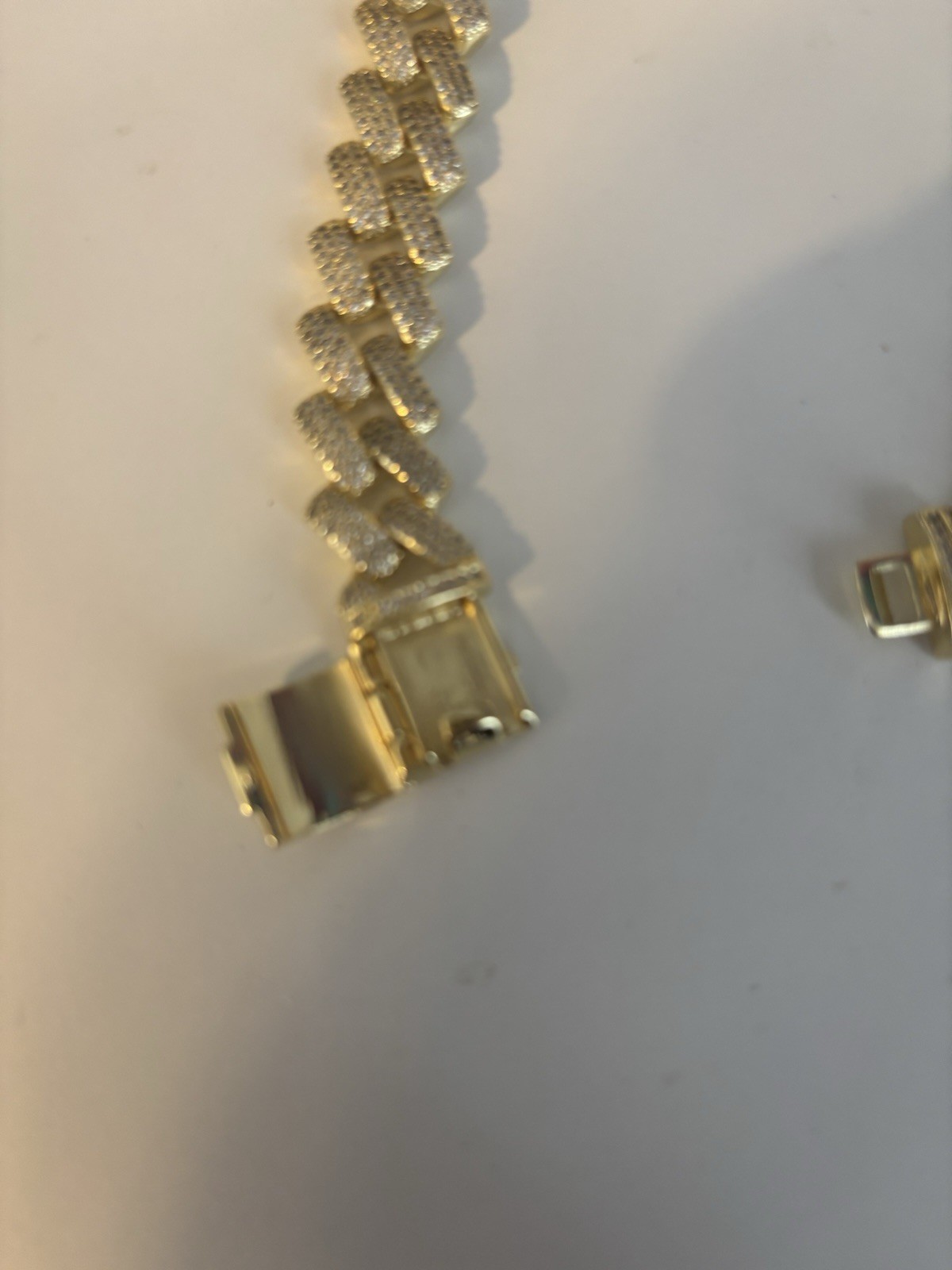 18k gold filled Cuban link chain