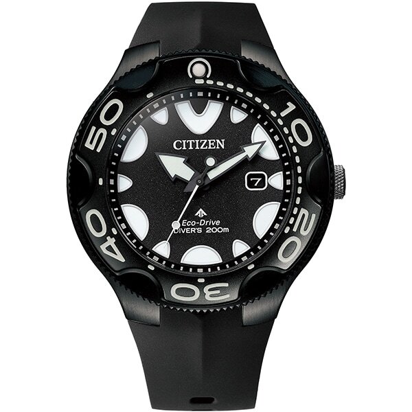 Citizen Promaster MARINE BN0235-01E 200m Diver Watch Solar Analog Men Black