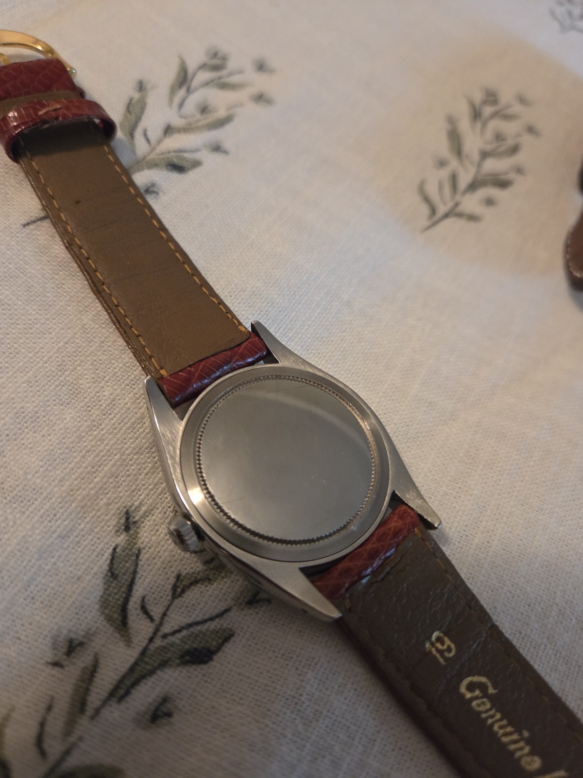 Rolex Oysterdate Precision 6494 Stainless Steel Honeycomb Dial
