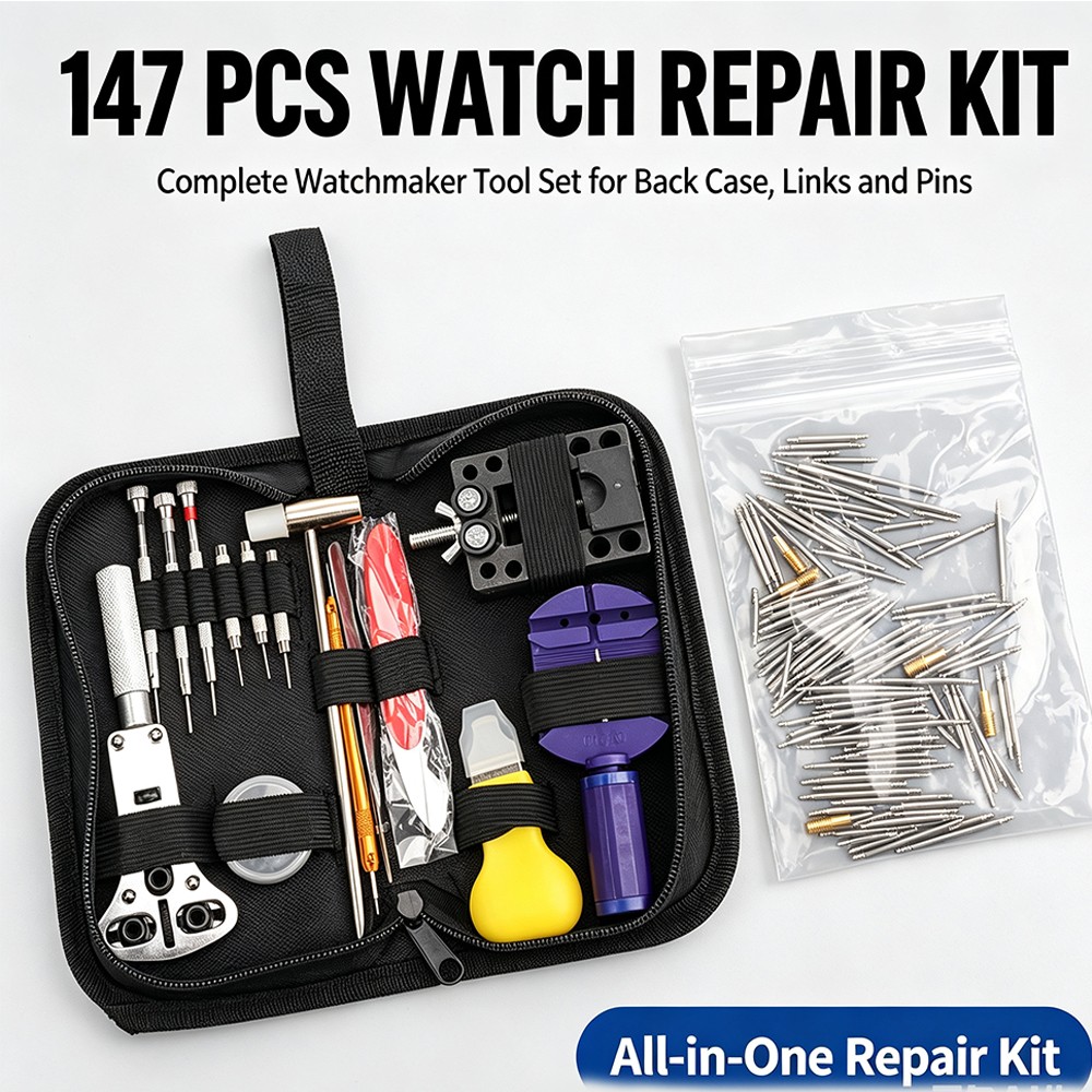 Eventronic Watch Repair Kit Professional Watch Battery Replacement Tool Kit NEW