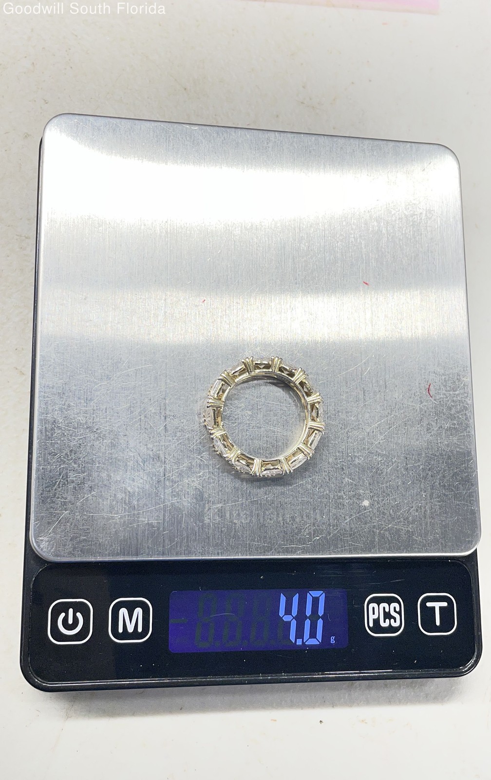 Silver Ring Women’s Stamped 925 (Tested 96.2) Weight 4.0g (NCL)