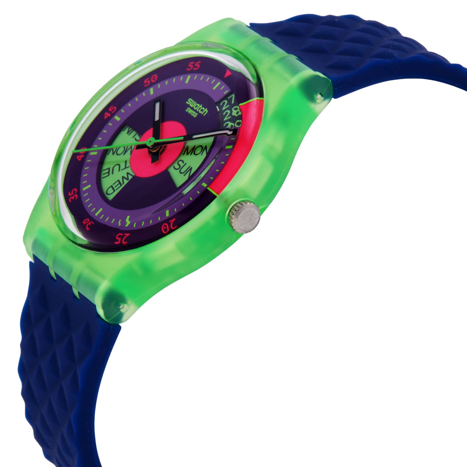Swatch Neon Skychart Quartz Purple Dial Unisex Watch SO28G704 G1N
