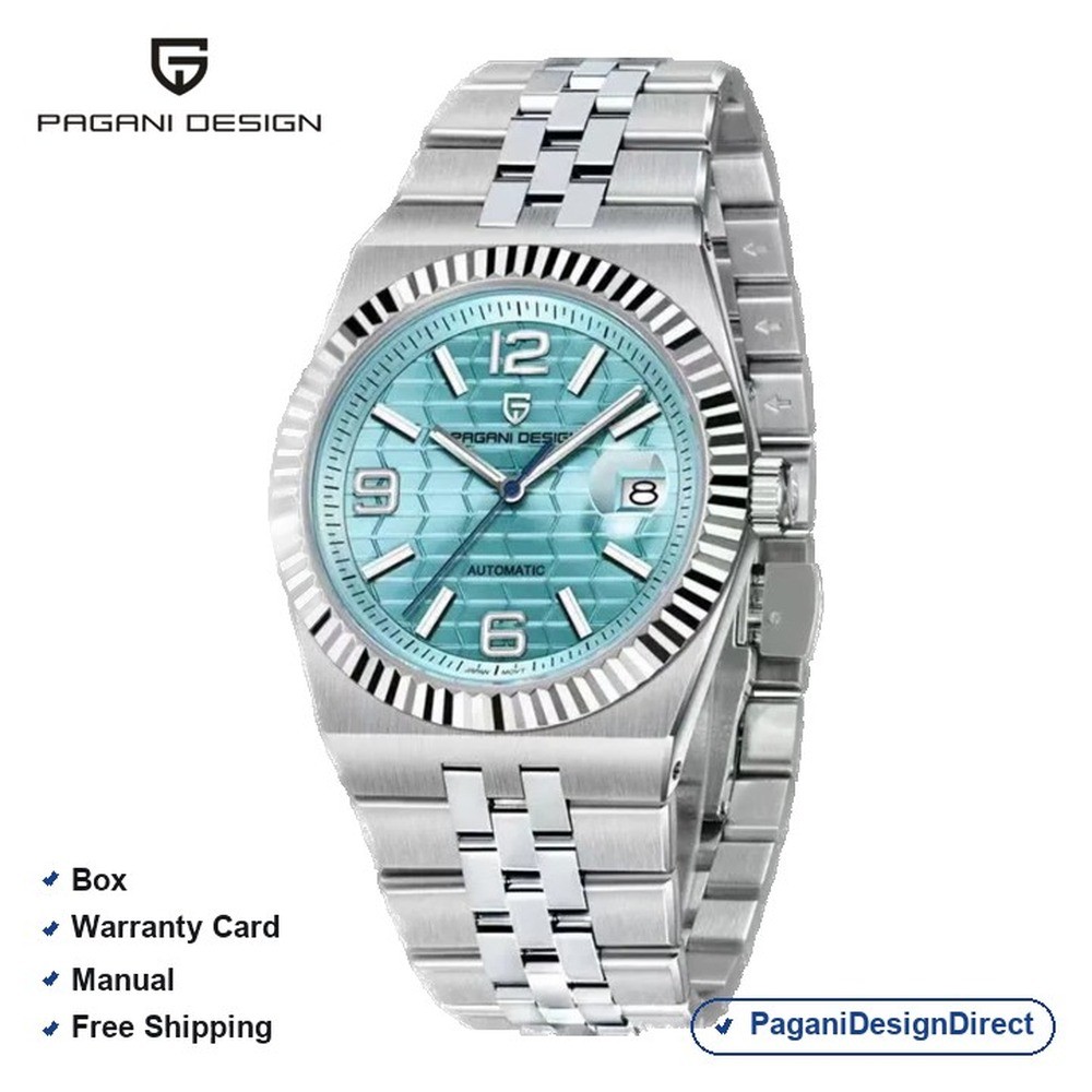 Pagani Design PD-YS027 Sky Blue Stainless Steel Automatic Men’s Watch