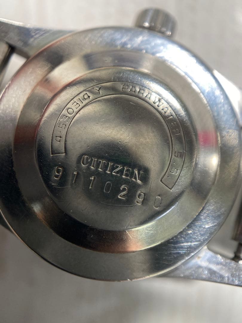 786. CITIZEN Date Star 17 Jewels Manual Winding Working Condition