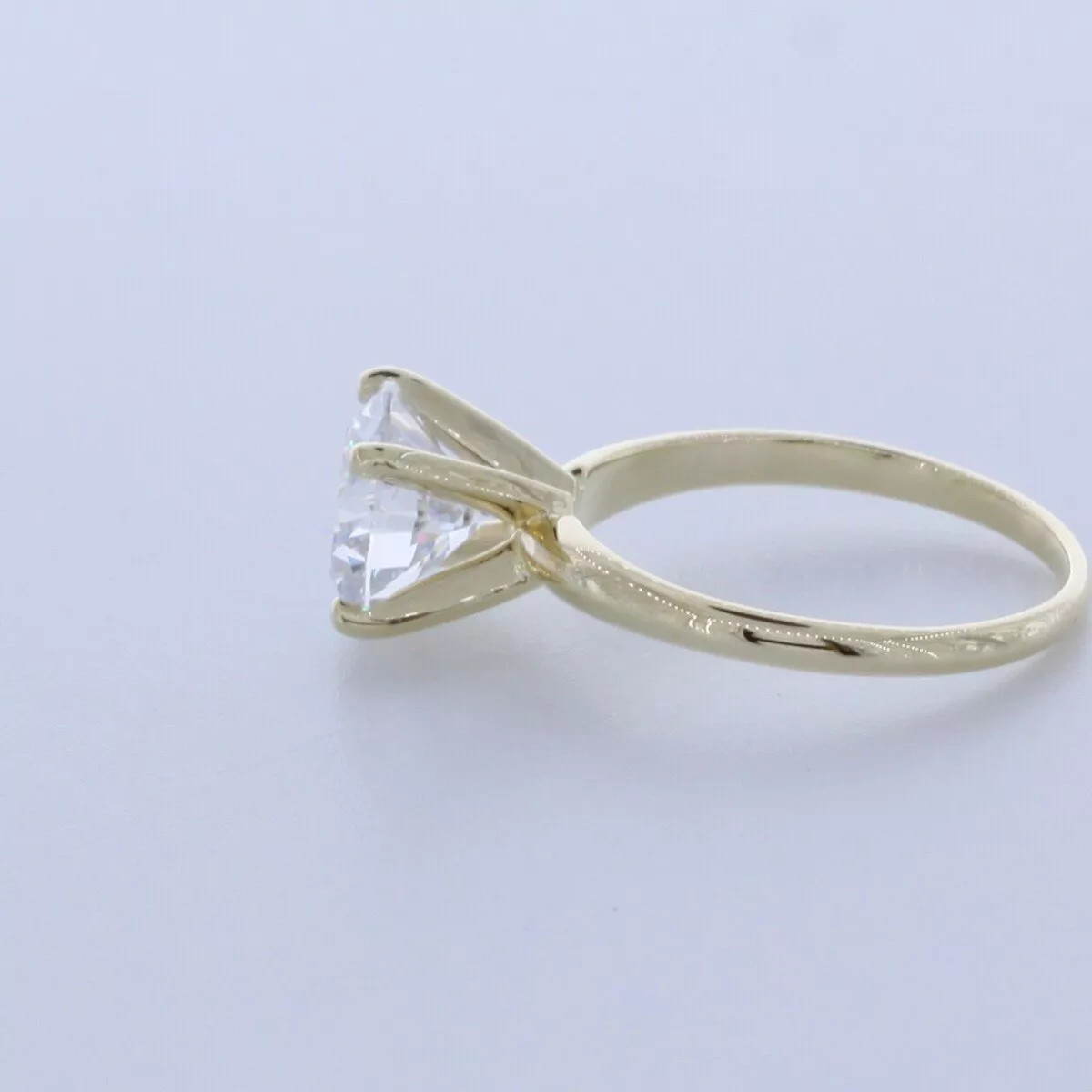 Solitaire Engagement Ring 14K Gold Classic 2.05 CT Round Lab-Grown Diamond G VS1