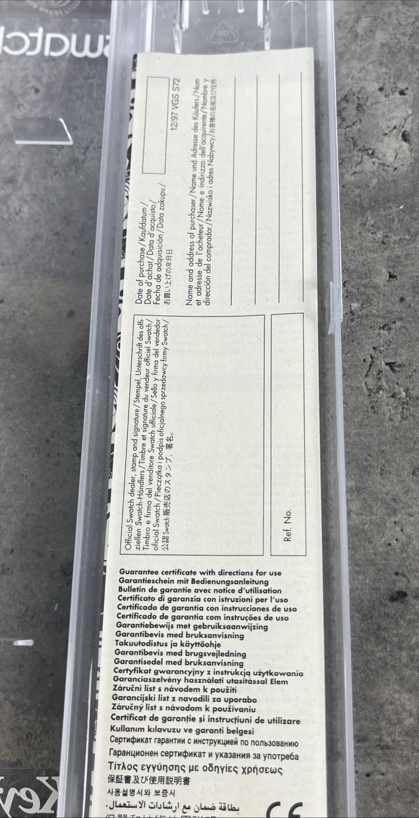 Swatch ACCESS 1999 – SKK111 – Break of DAWN Open Box