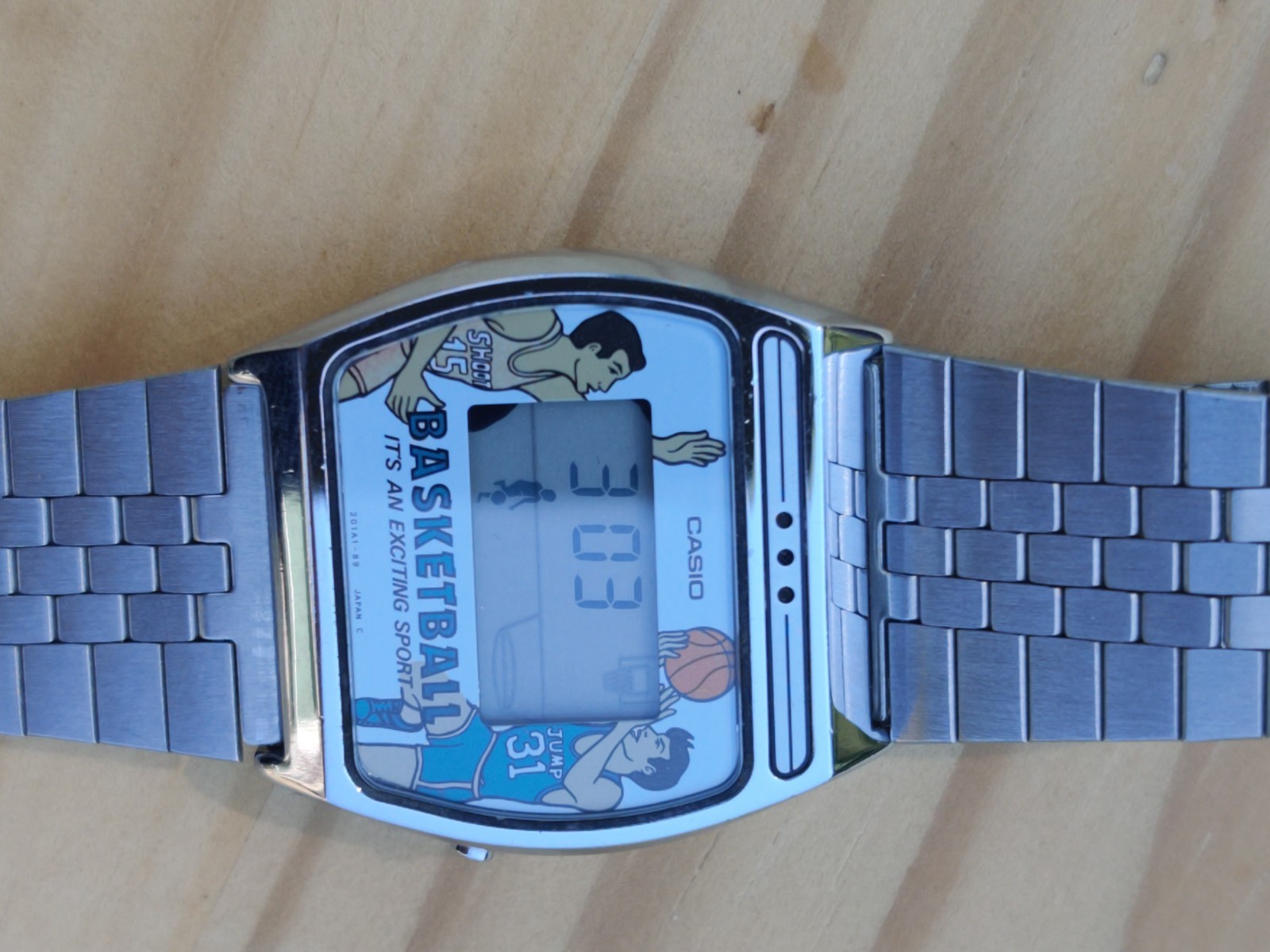 Casio GF-11 Basketball NOS Real Vintage Digital Watch Collectable