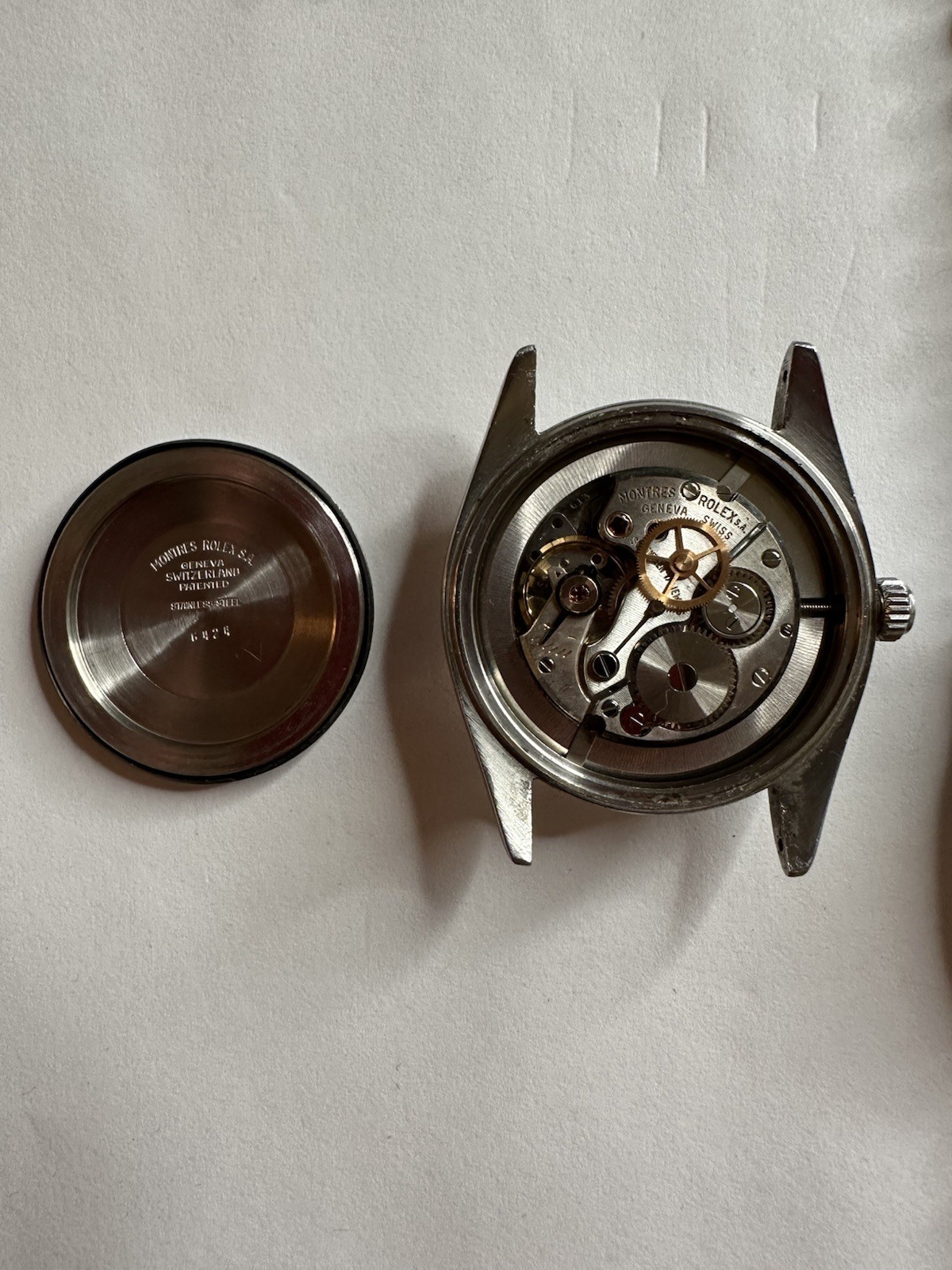 ROLEX OYSTER PRECISION REF 6424 STAINLESS STEEL ORIGINAL DIAL