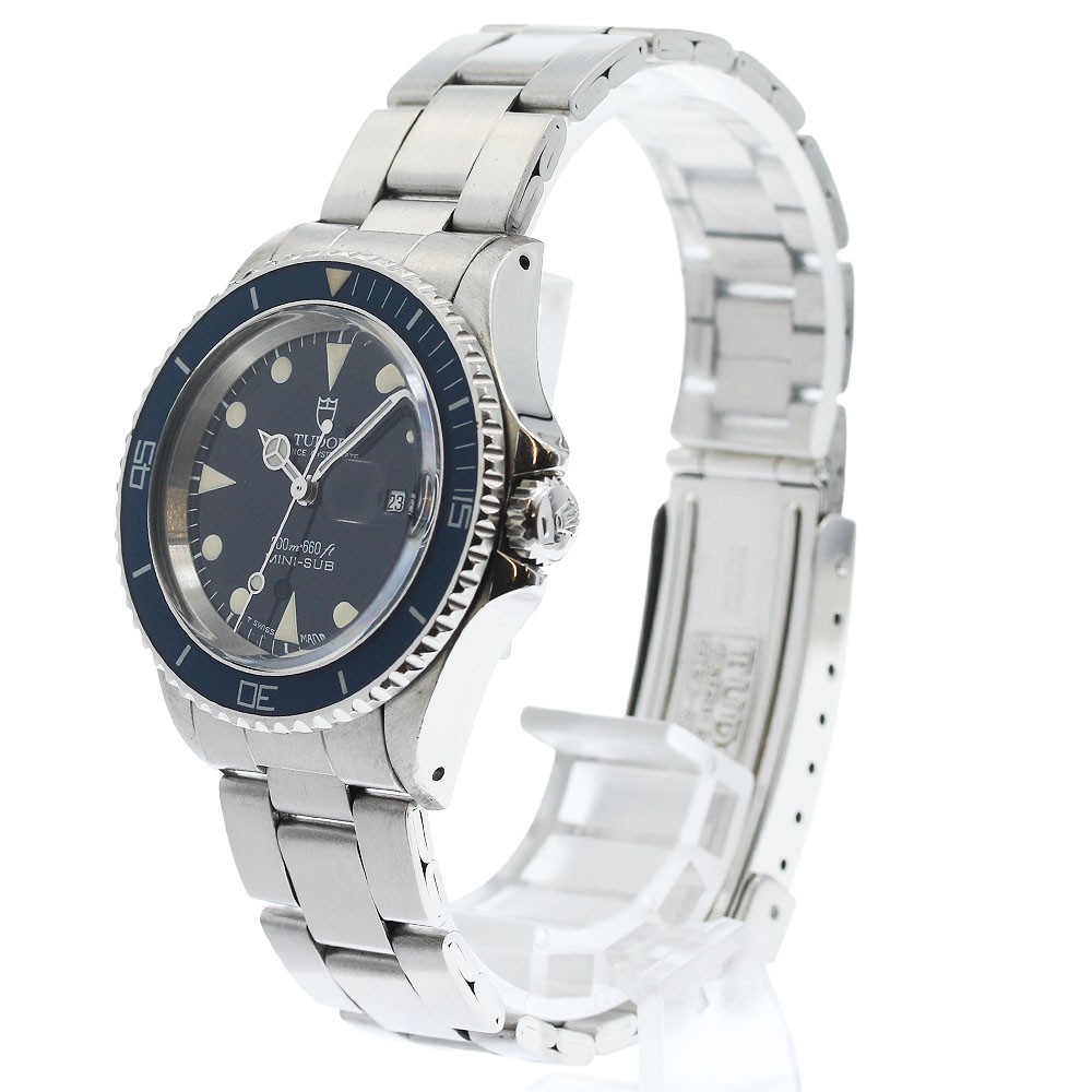 TUDOR Prince Oyster Date Mini Sub 73090 Navy Dial Automatic Boy’s Watch_967831