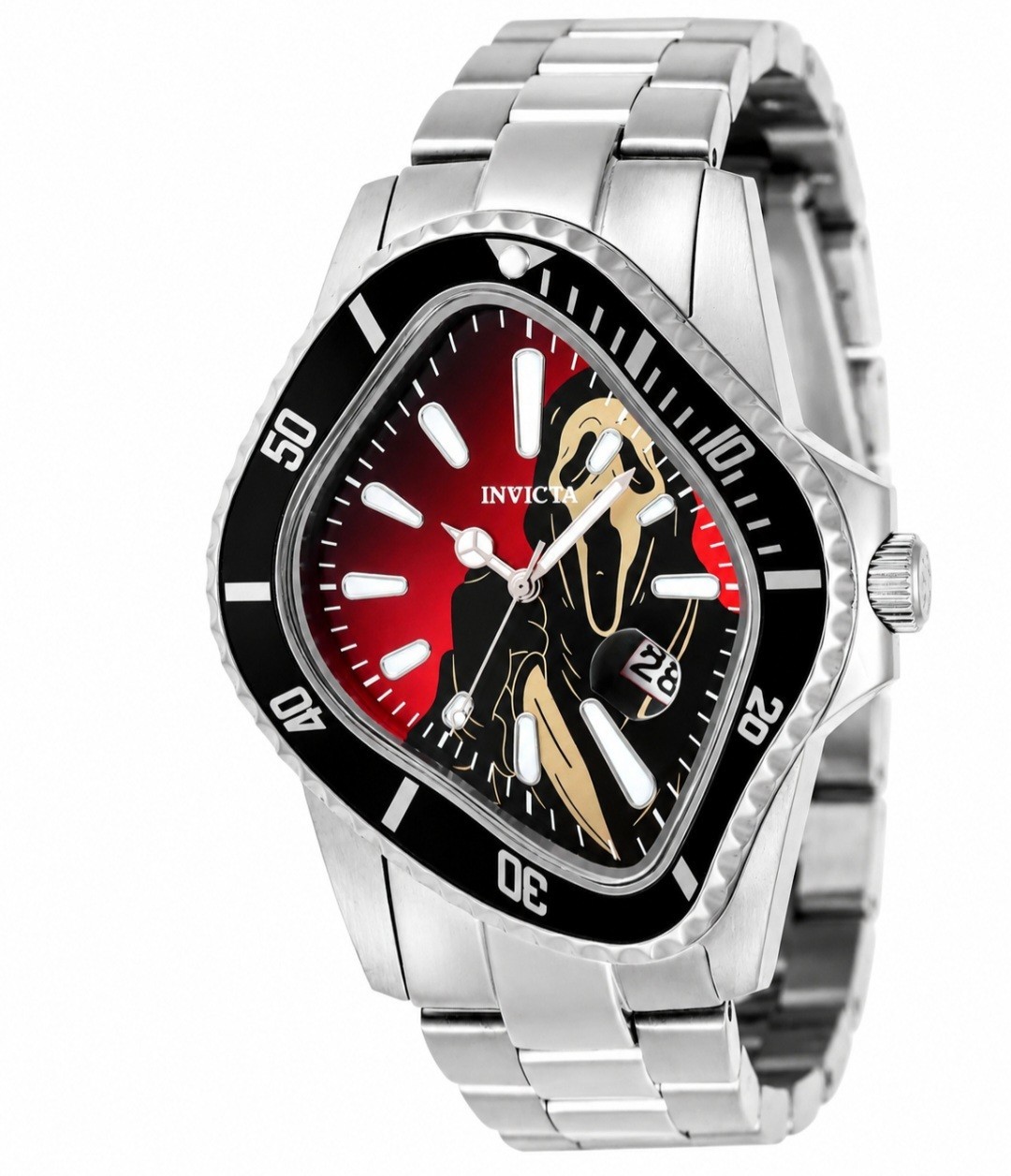Invicta 50545 Artist Surreal Ghostface Quartz Men’s Stainless Watch 40mm NEW