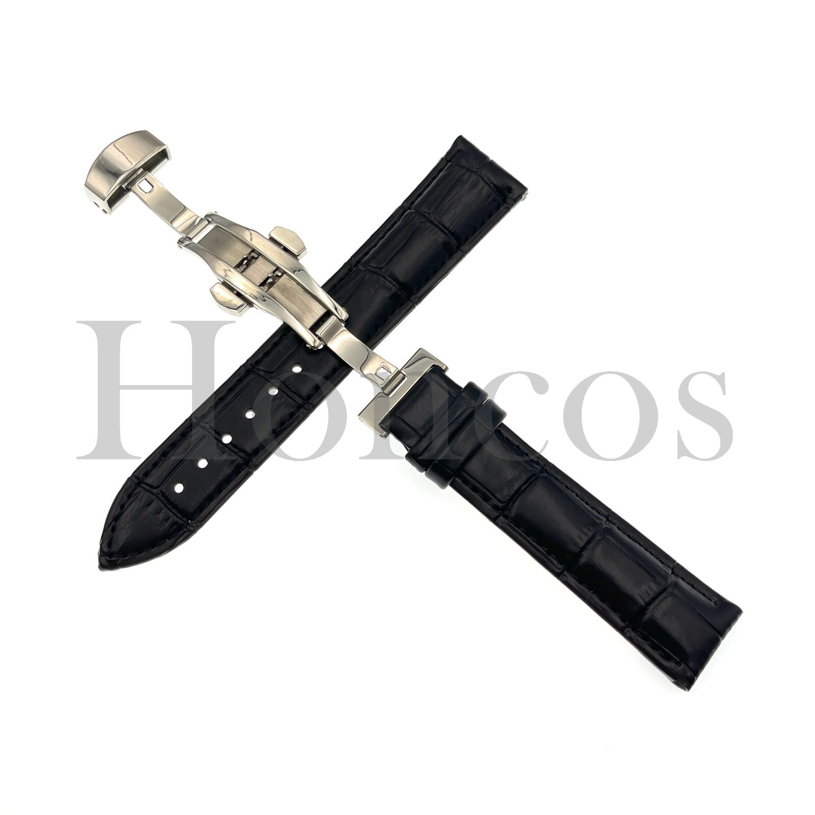 Fits For seiko Watch Genuine Leather Strap Band Clasp 18mm 19mm 20mm 21mm 22mm