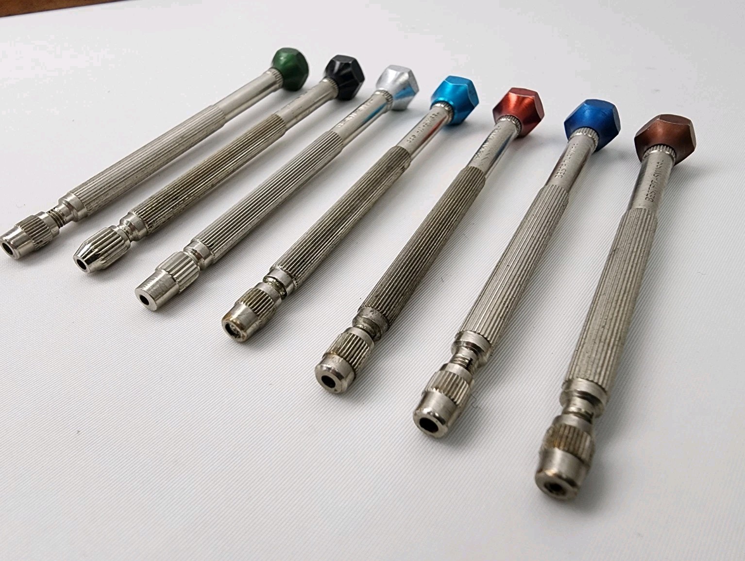 Vintage Watchmaker Benchtop Screwdriver Holder & Bestfit Screwdrivers – NO BITS