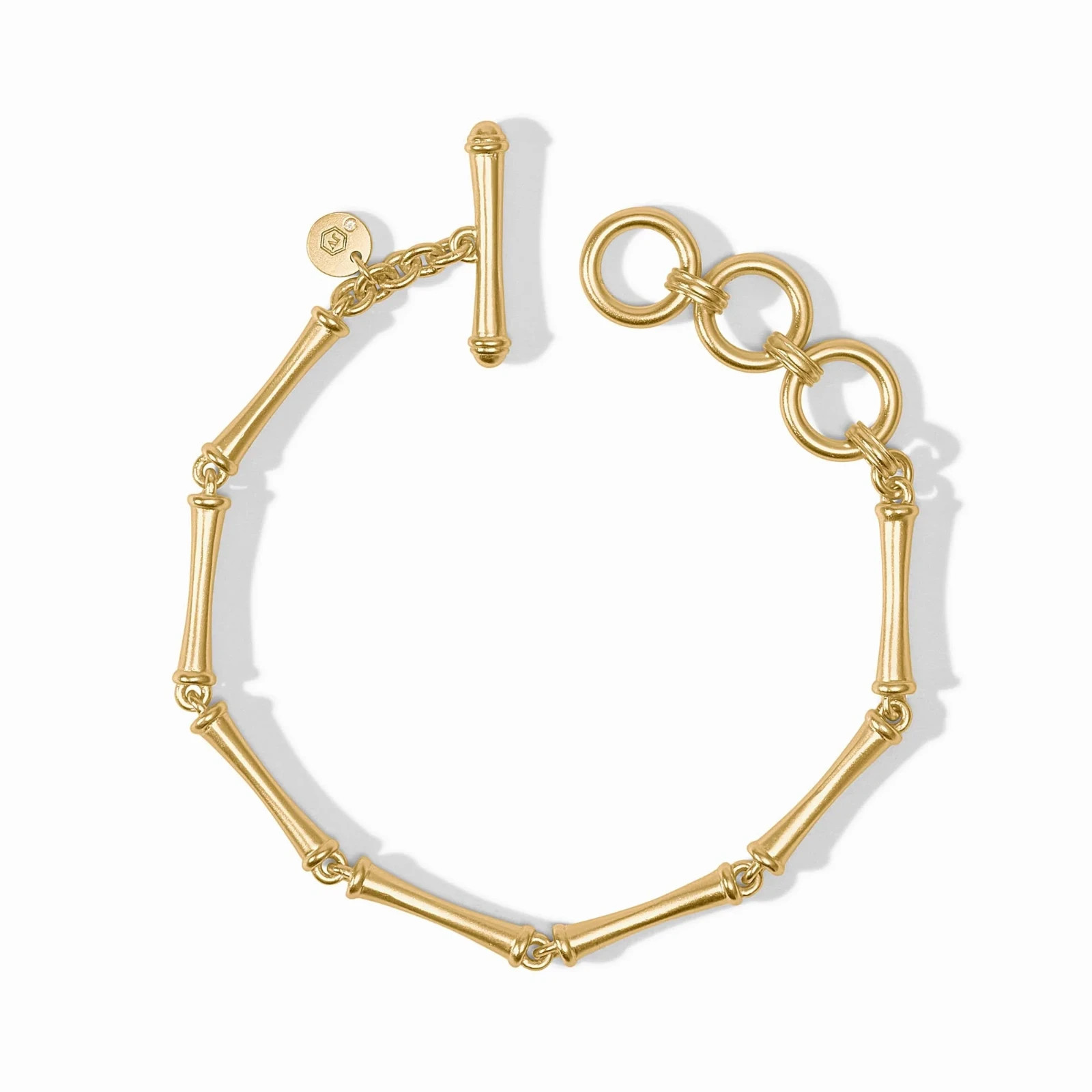julie vos Bamboo Bracelet Modern yet classic golden bracelet
