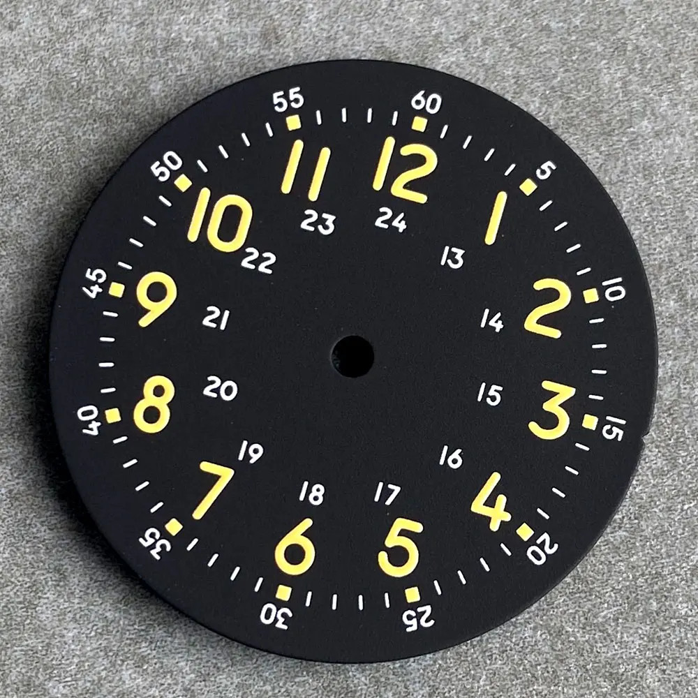 New 29mm Beige Watch Dial Modification Parts For NH35 NH36 ETA2824 PT5000 Miyota