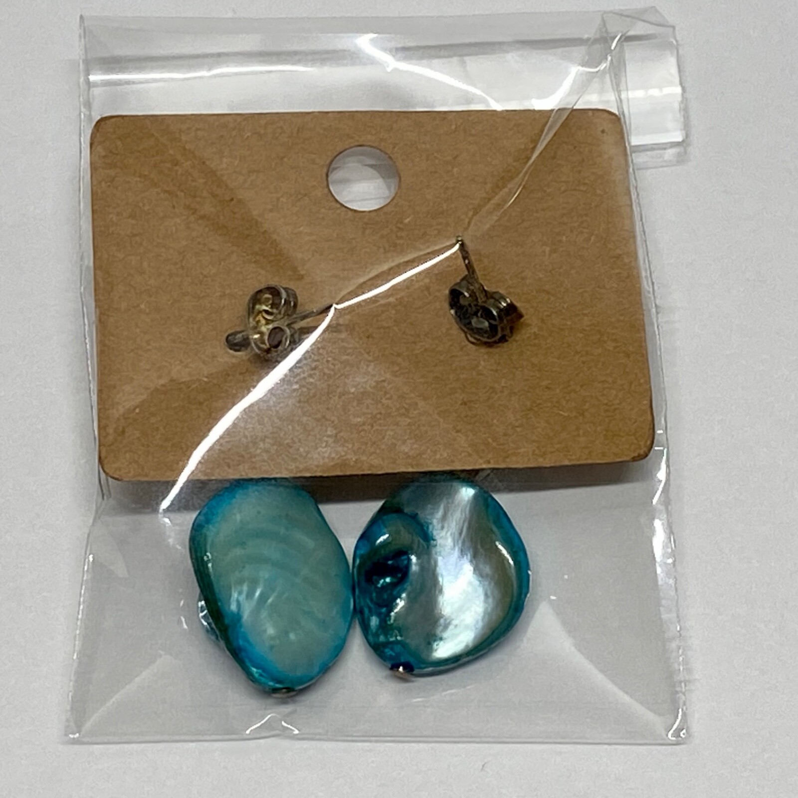 Turquoise Beaded Natural Ocean Beach Teal Sea Blue Dangle Drop Fine Earrings