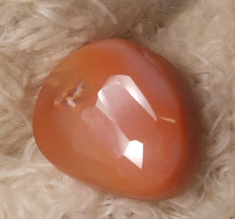 3.40ct Mexican Fire Opal Gemstone 11.7mm x10.2mm x 4.7mm Lovely Cabochon