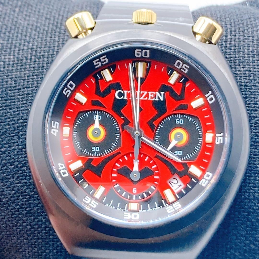 Citizen Record Label Tsuno Chrono Star Wars Darth Maul AN3668-55W Watch