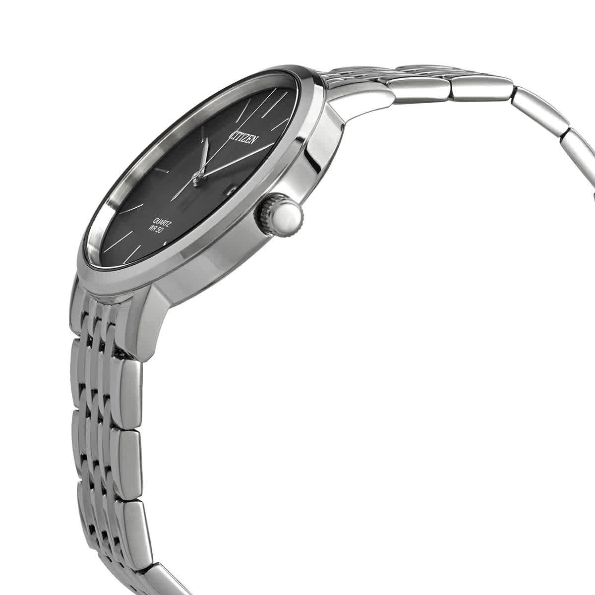 Citizen Quartz Grey Dial Stainless Steel Men’s Watch BI5070-57H