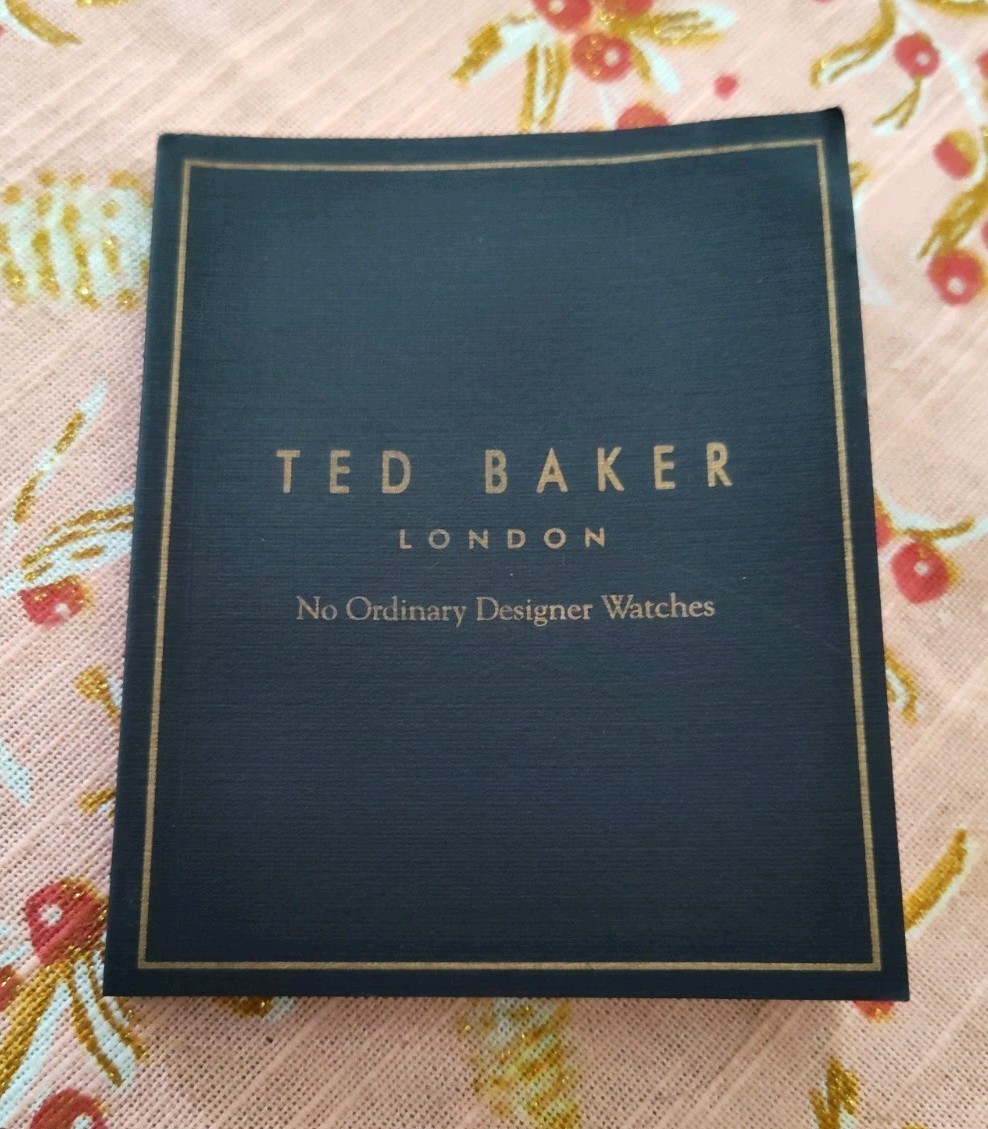 Ted Baker Chronograph Watch User’s Manual