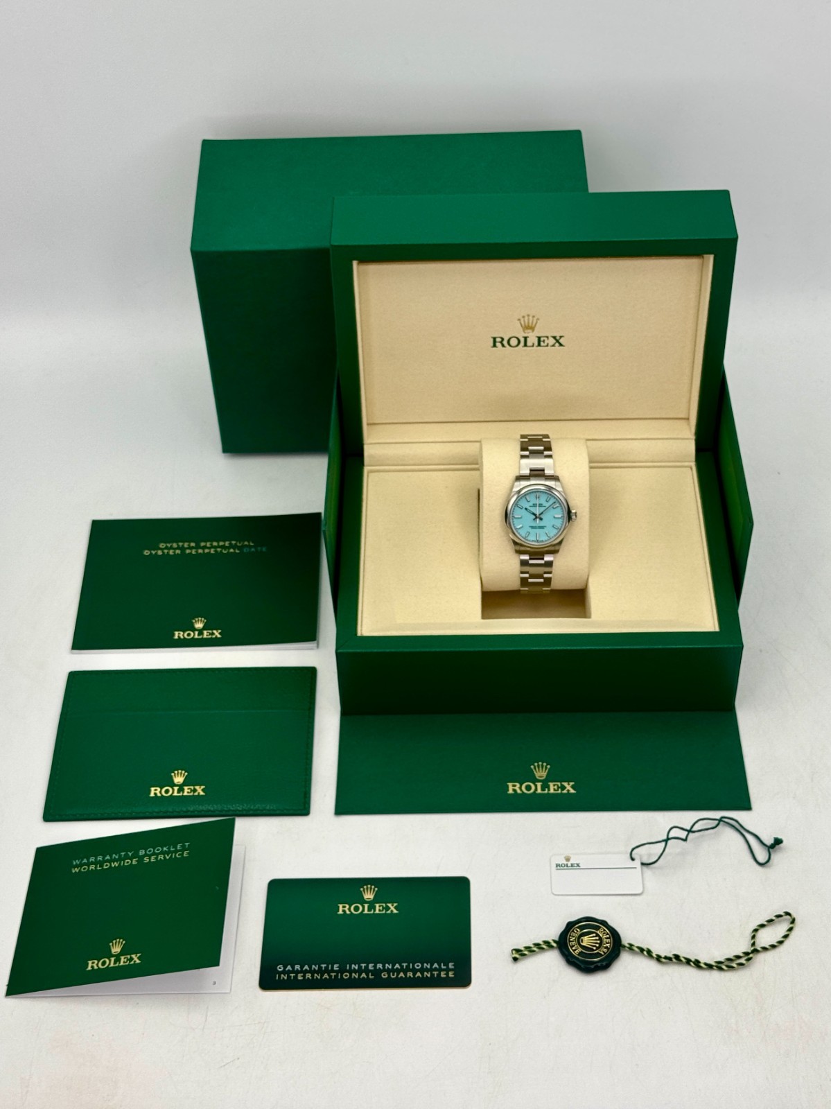 NEW 2026 Rolex Oyster Perpetual 31mm 277200 Turquoise Blue Dial