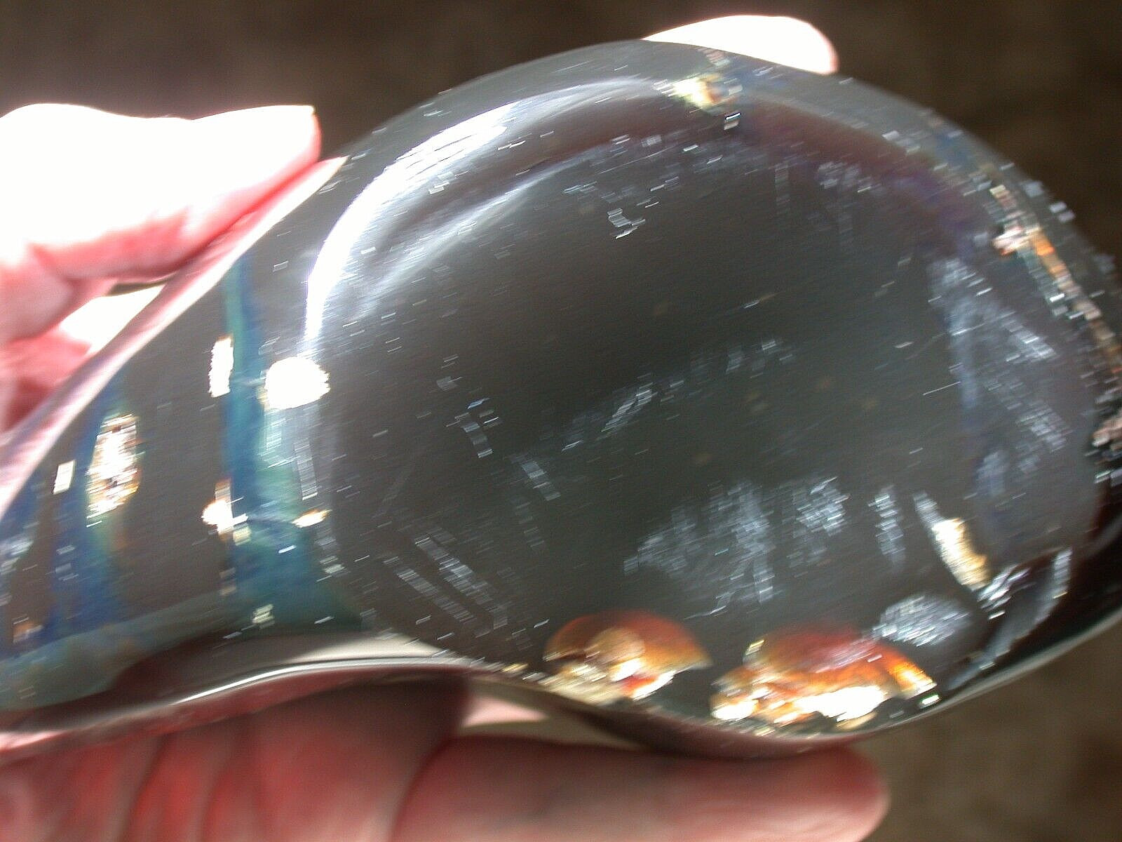 Beautiful Deep GREEN Purple AMBER Fossil Gemstone GIANT 533 grams Piece