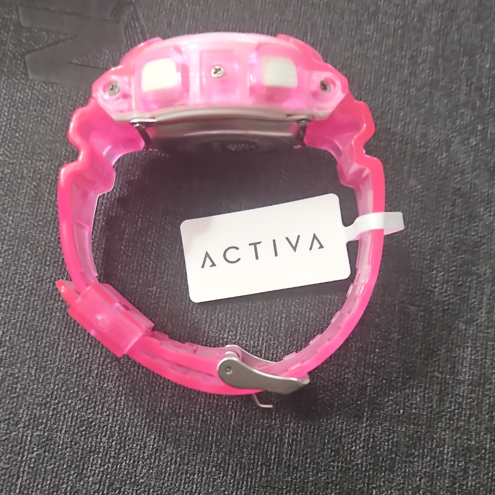 Invicta Activa Quartz Pink Resin Strap Watch Analog-Digital Date w/ Case