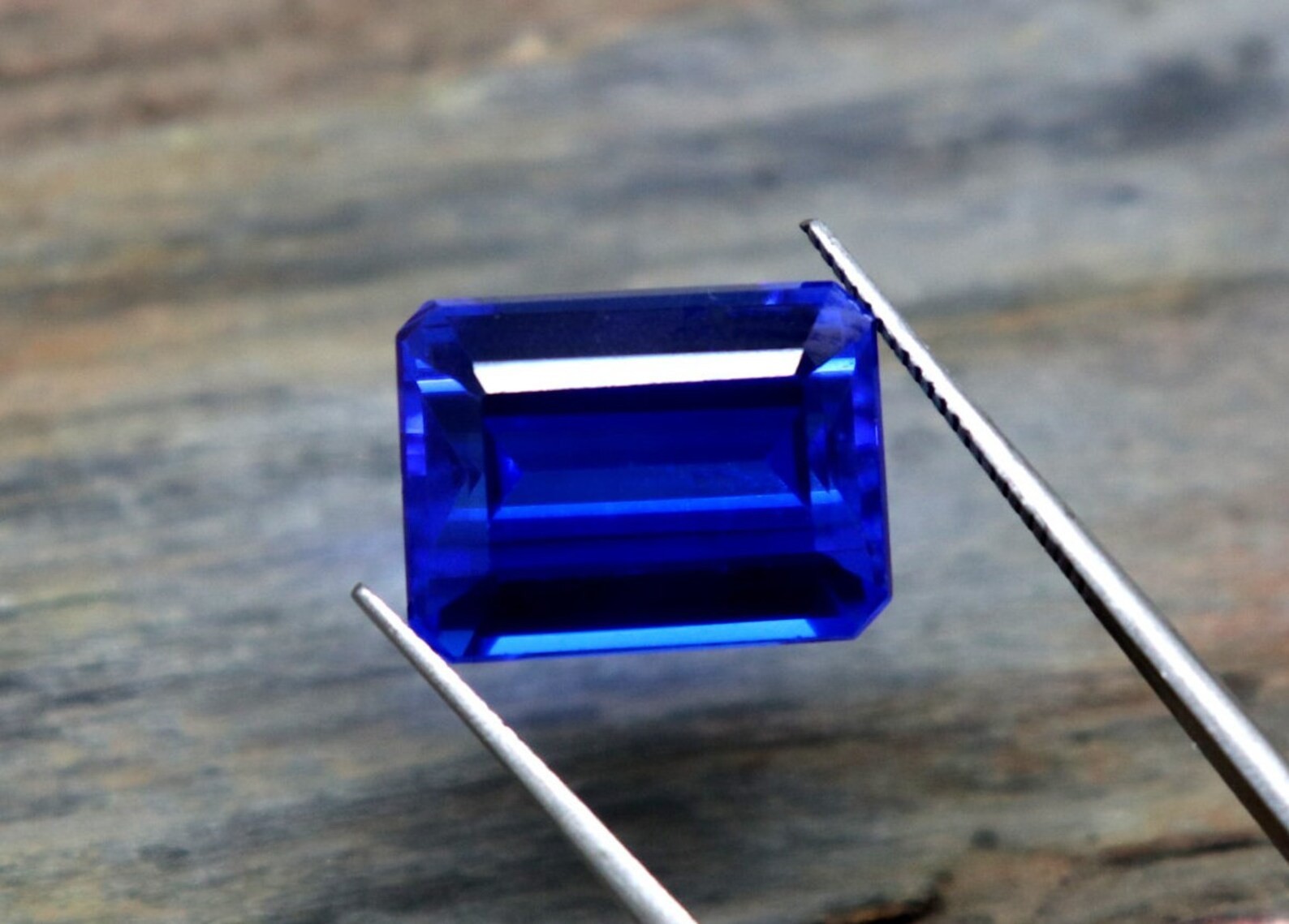 CERTIFIED 7.00 Ct Natural blue Diamond emerald LOOSE VVS/ 14 mm