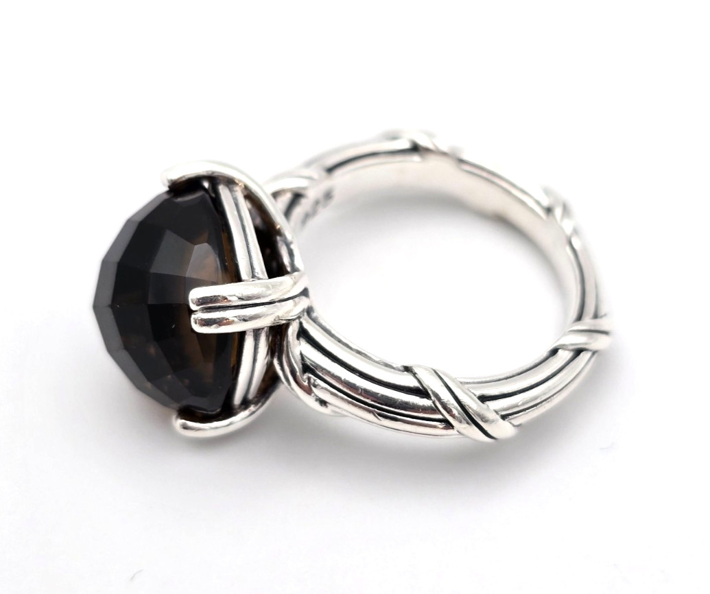 Peter Thomas Roth (PTR) Sterling Silver Ribbon Reed Fantasies Ring Sz 6