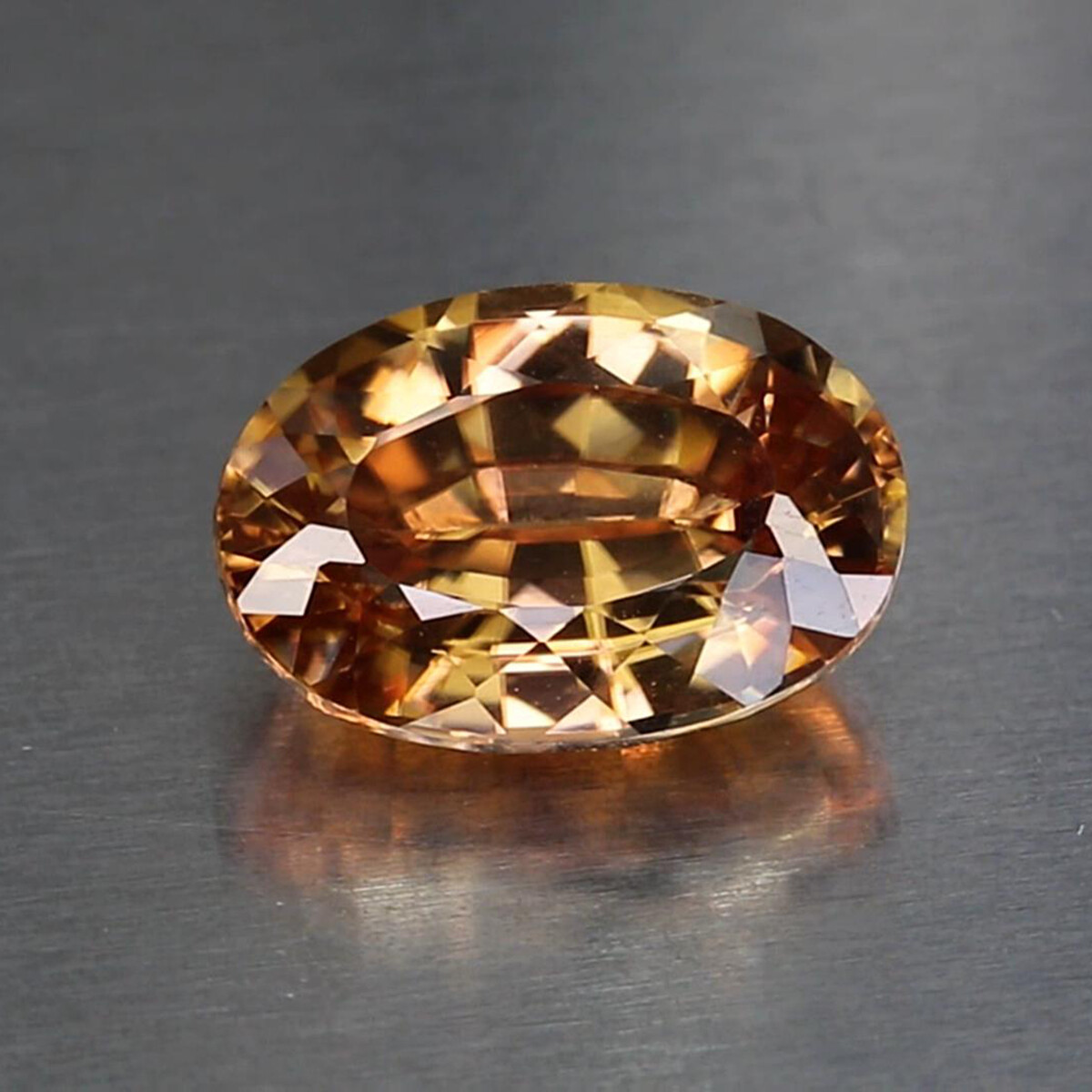 5.35 carats flawless imperial brown natural zircon – 22021859