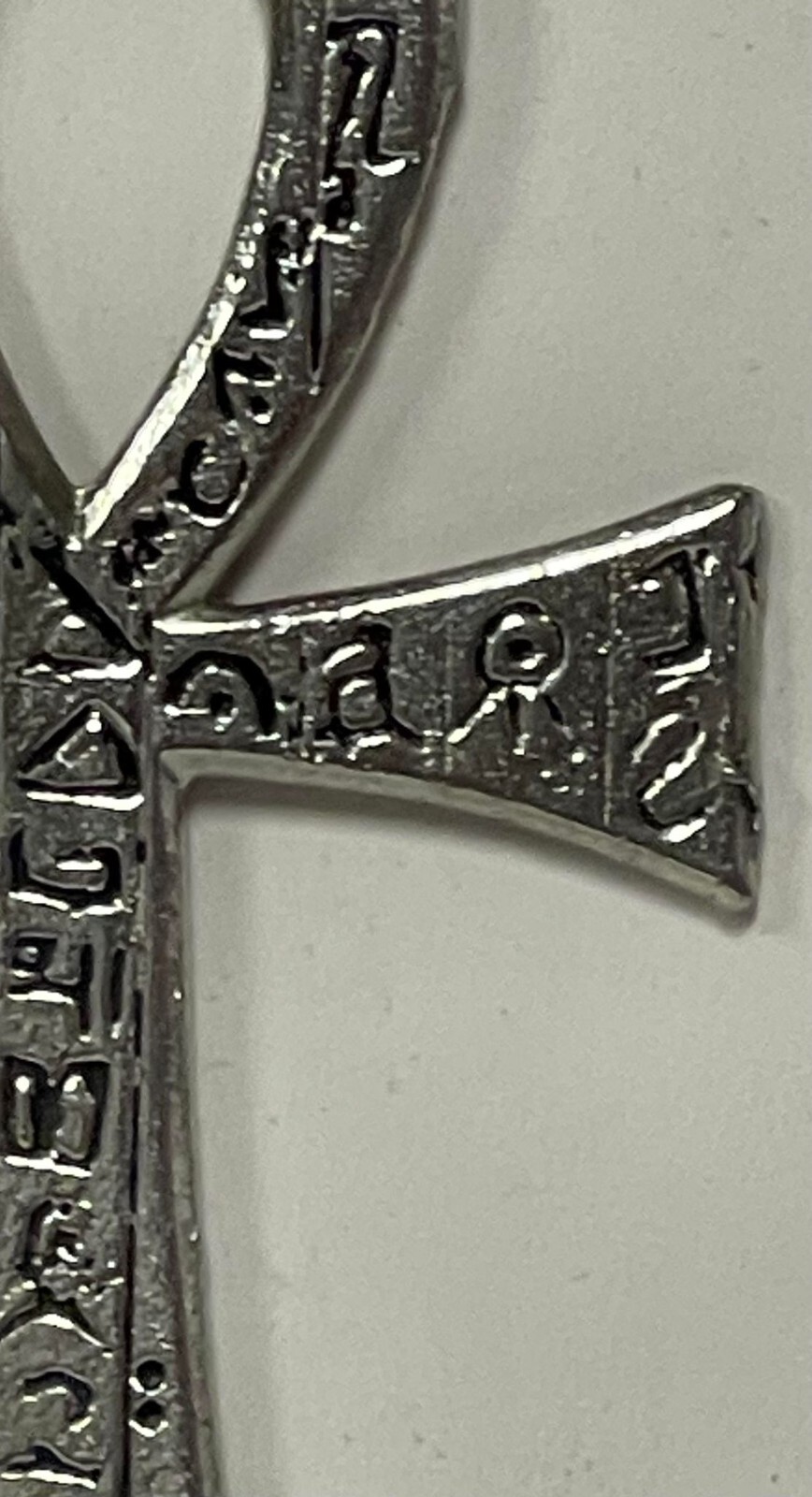 Ankh Cross “Real” Pewter Lead Free Large Pendant Necklace Made in USA Brand New