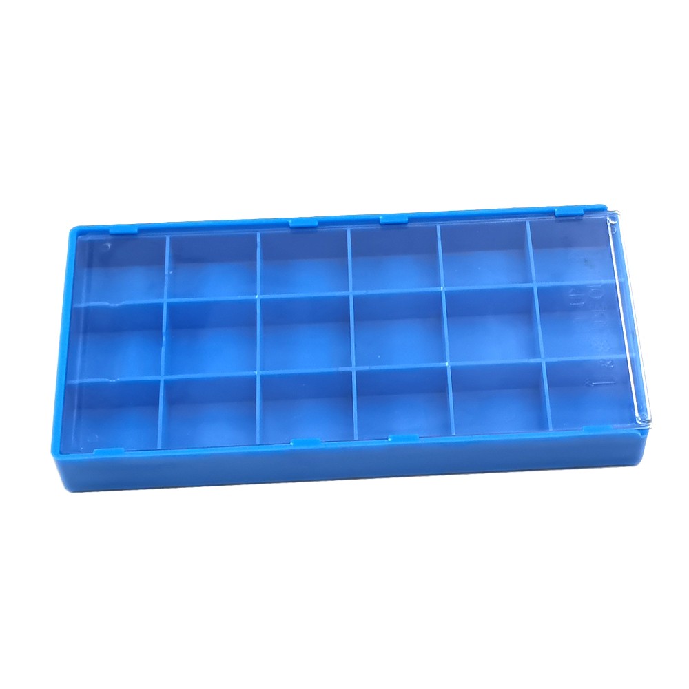 18 Grids Watch Repair Parts Storage Box Accessories Organizer with Dust Cover G