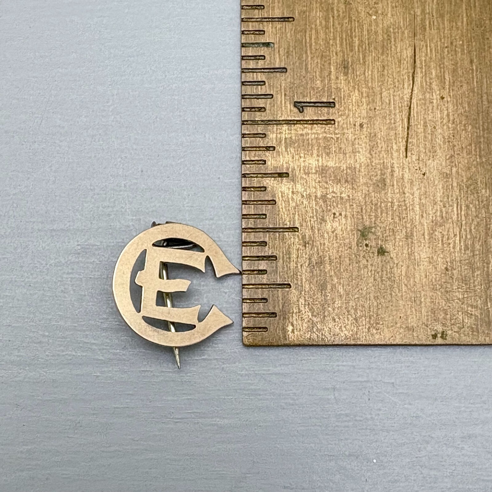 Antique Rev Grose Emblem Christian Endeavor Within Christ Brooch Pin