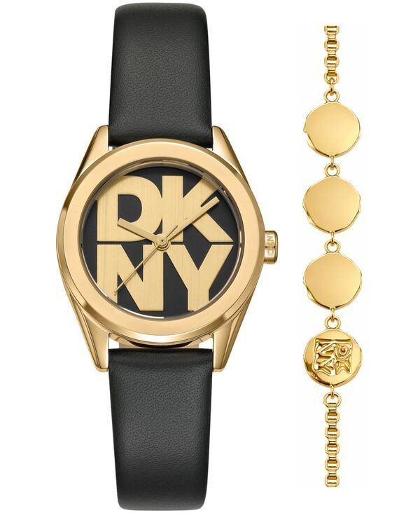 Donna Karan New York Ladies’ Accessories Watch Leather Logo DKNY Womens Logo Qua
