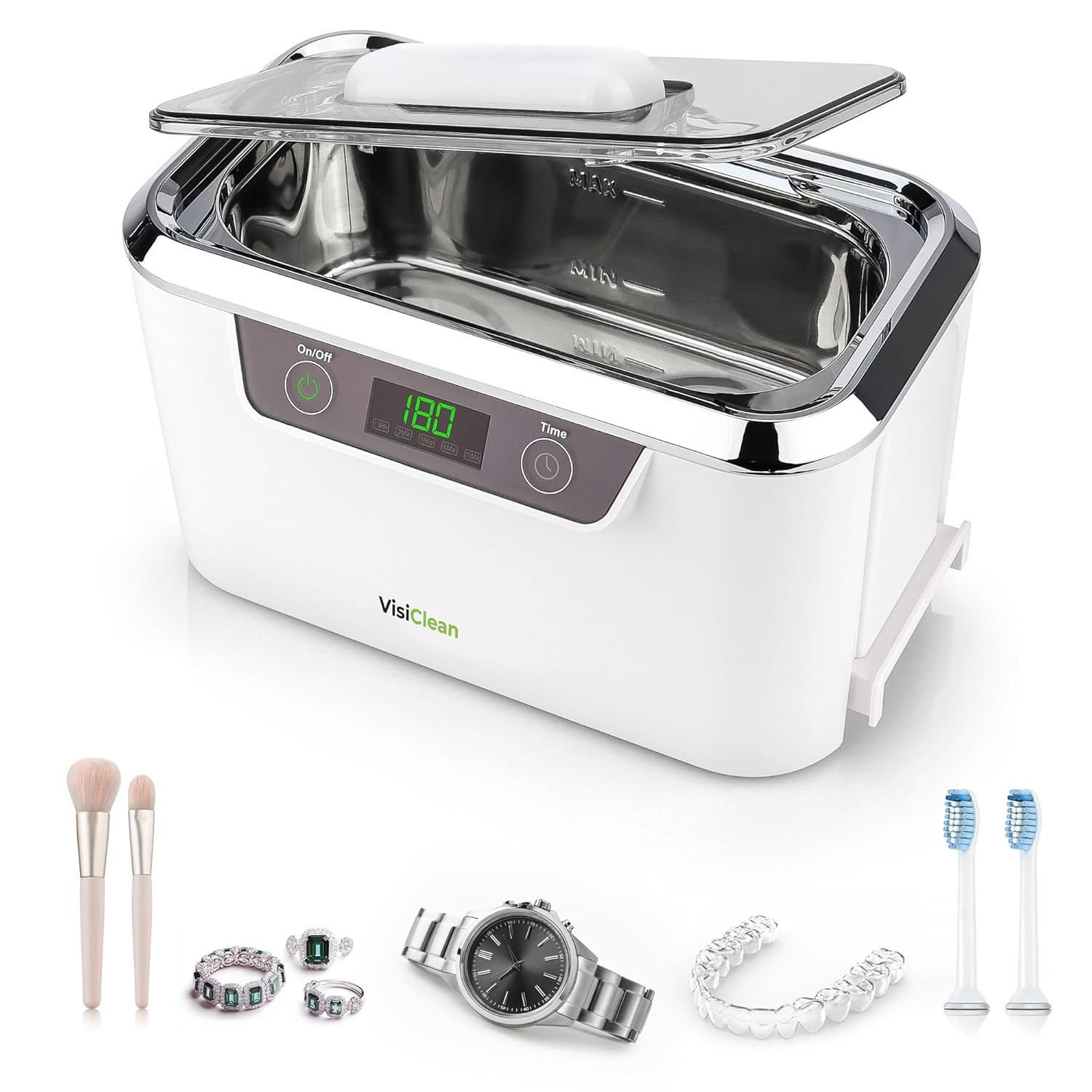 Ultrasonic Cleaner, Professional Ultrasonic Jewelry Cleaner for Diamond Ring, Si