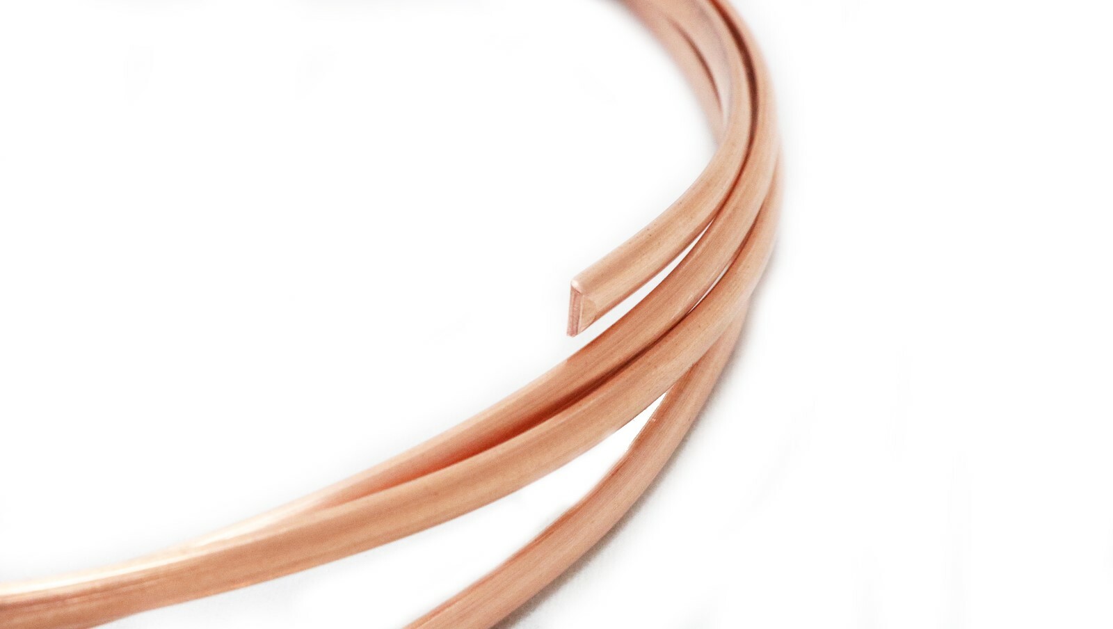 99.9% Pure Copper wire Half Hard Half Round 20 21 22 24 Gauge Made in USA