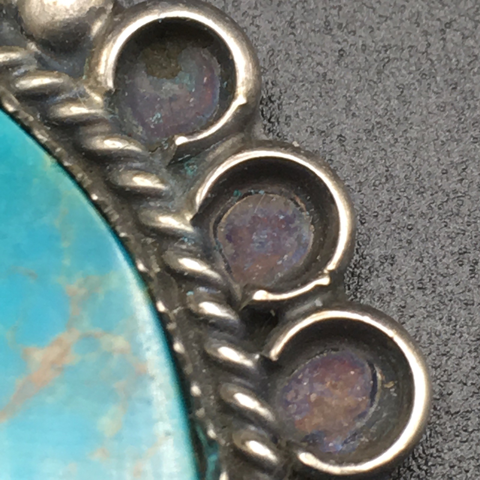 Signed Kay Johnson Native American 925 Sterling Silver Turquoise Pendant 13.5g